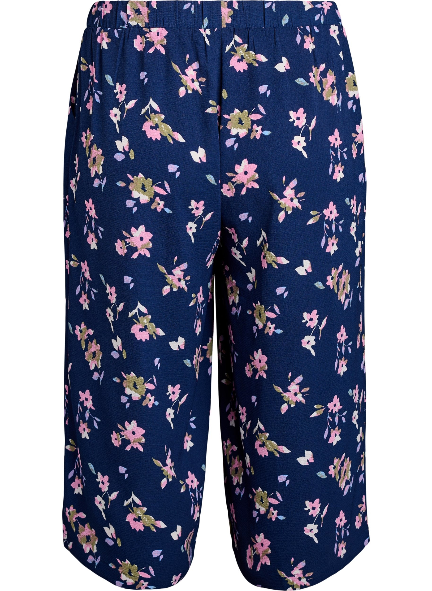 Zizzi Anni Culottes in Navy