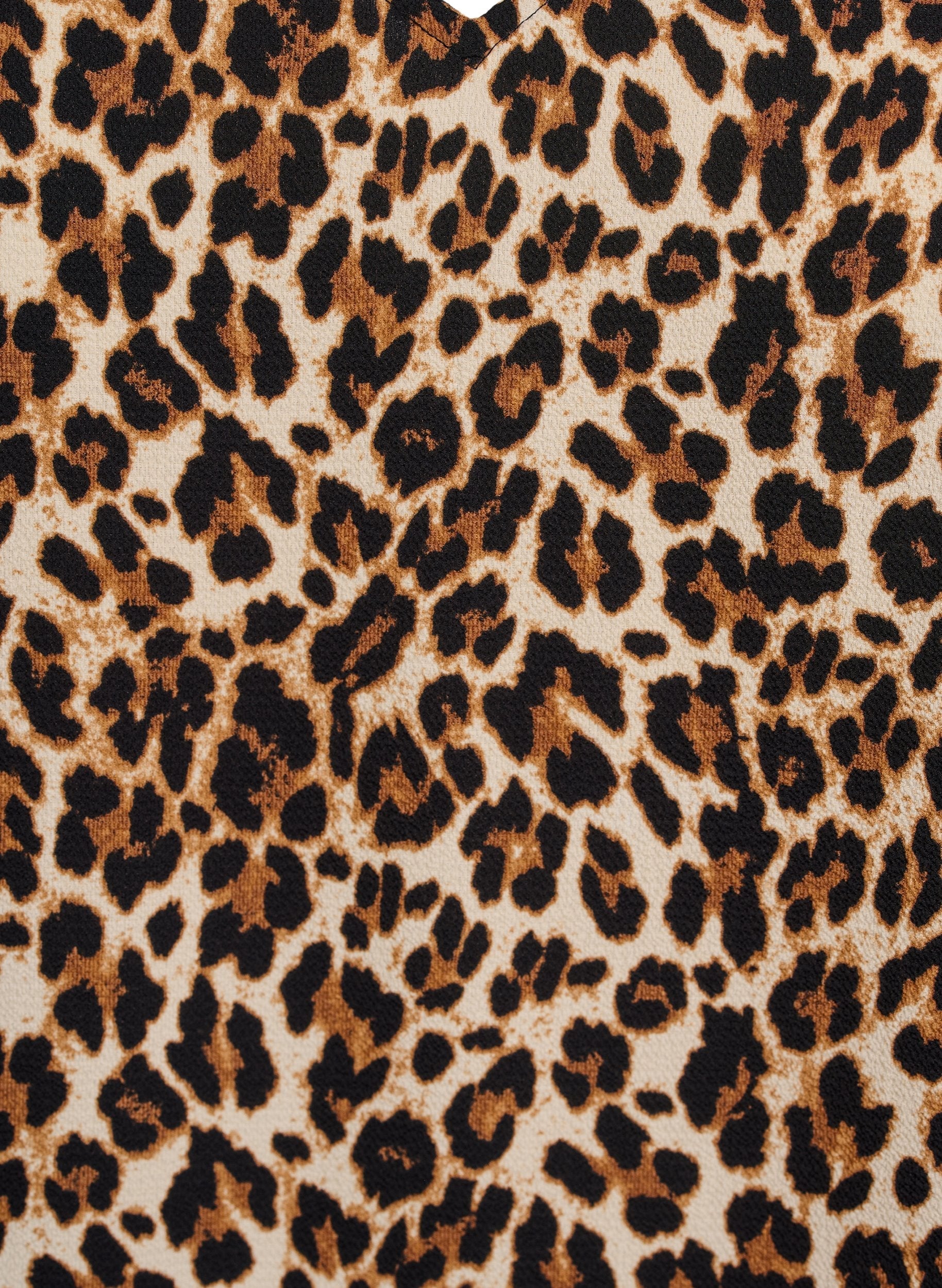 Zizzi Anni Sleeveless Top in Leopard