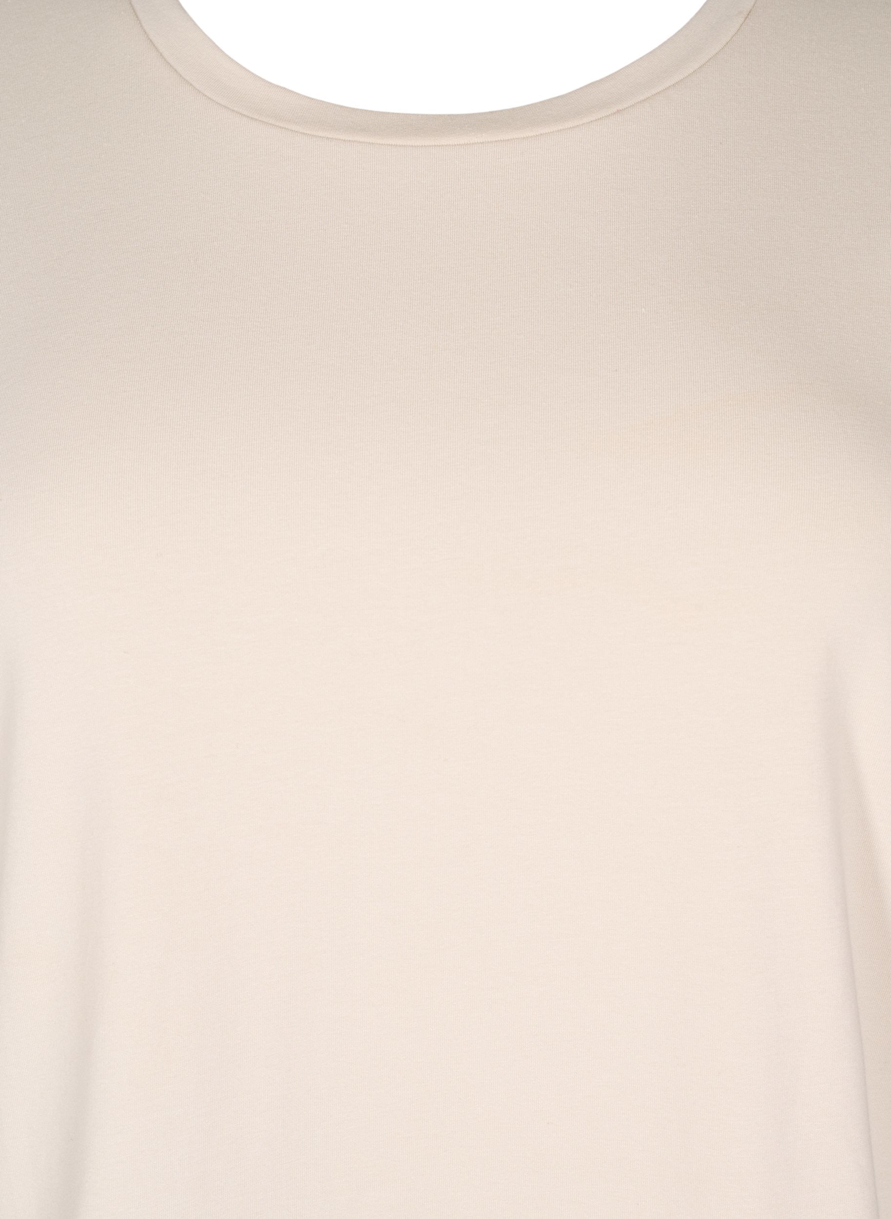 Zizzi Anni T-Shirt in Beige