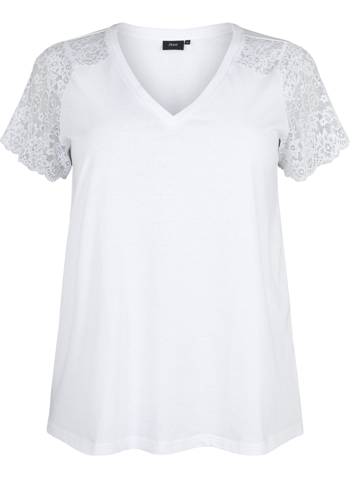 Zizzi Brynn T-Shirt in White