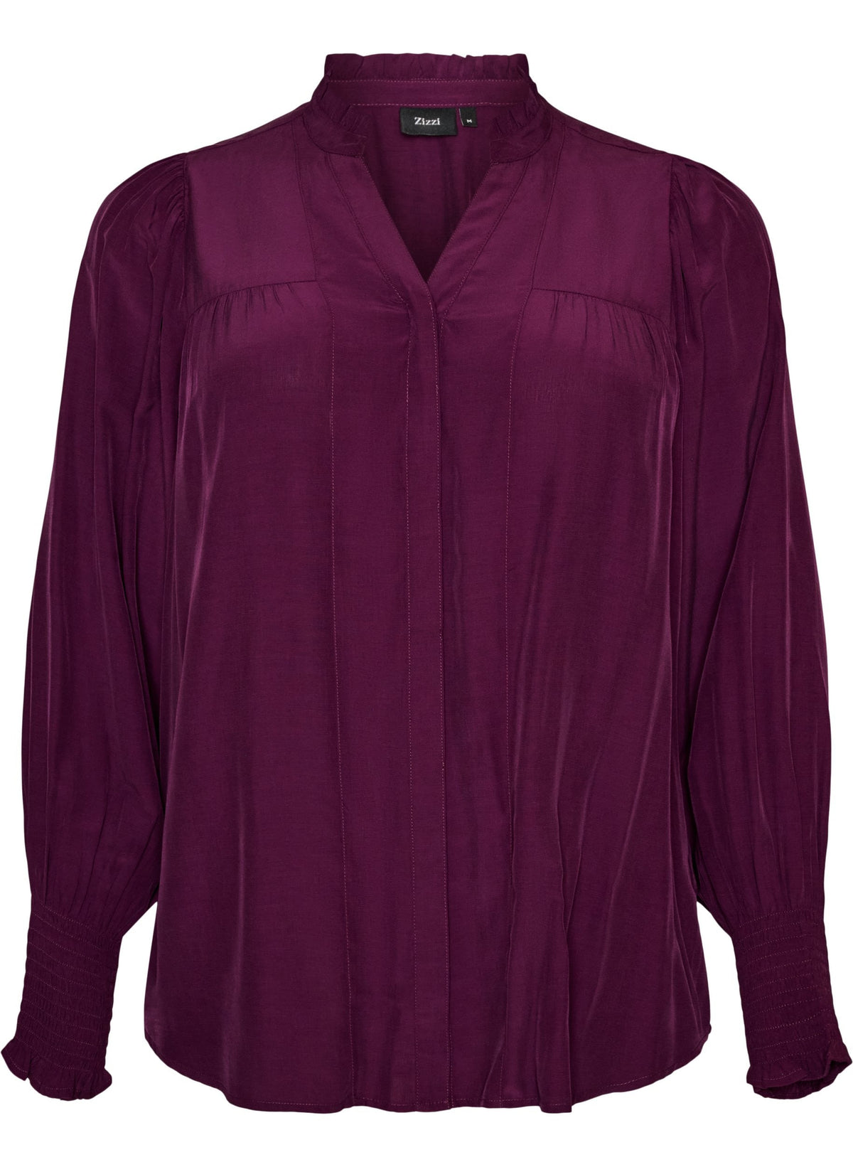 Zizzi Jannie Shirt in Potent Purple