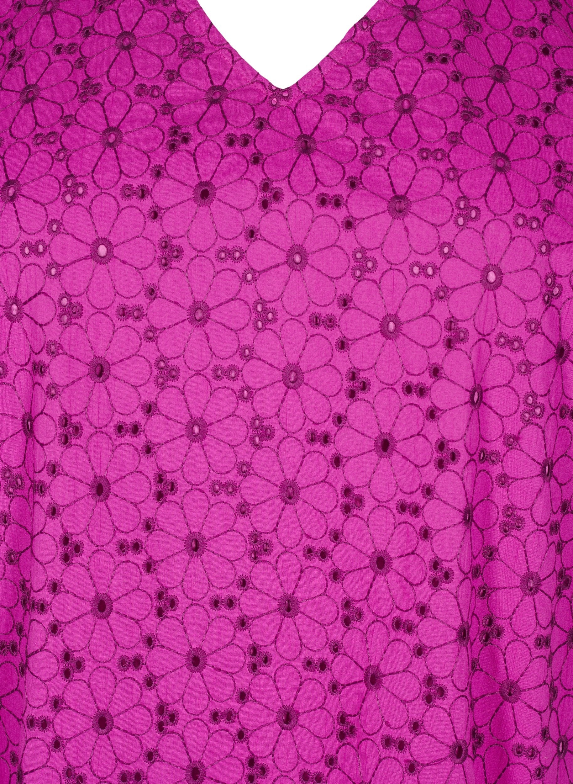 Zizzi Jenny Blouse in Magenta
