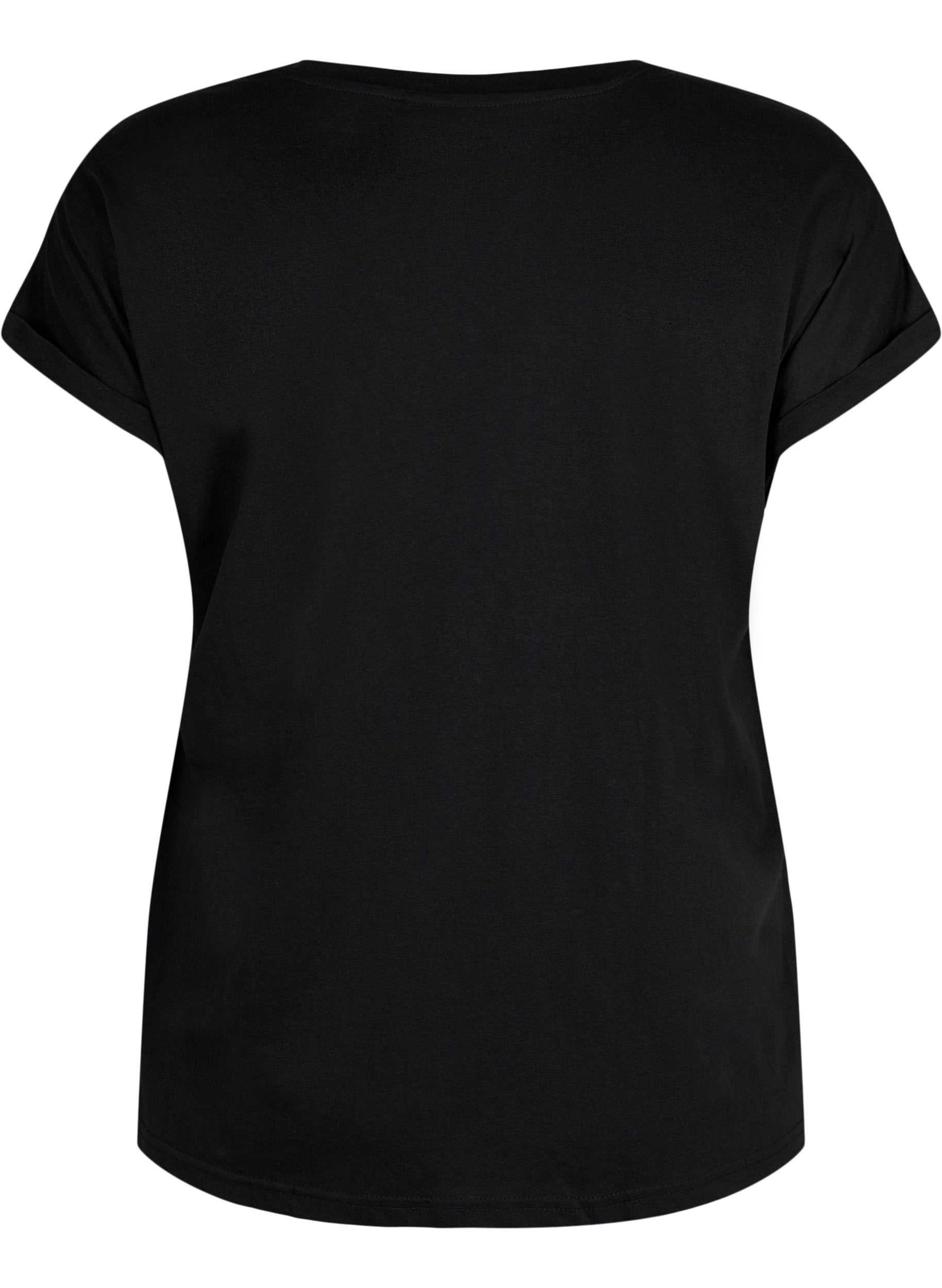 Zizzi Katja T-Shirt in Black