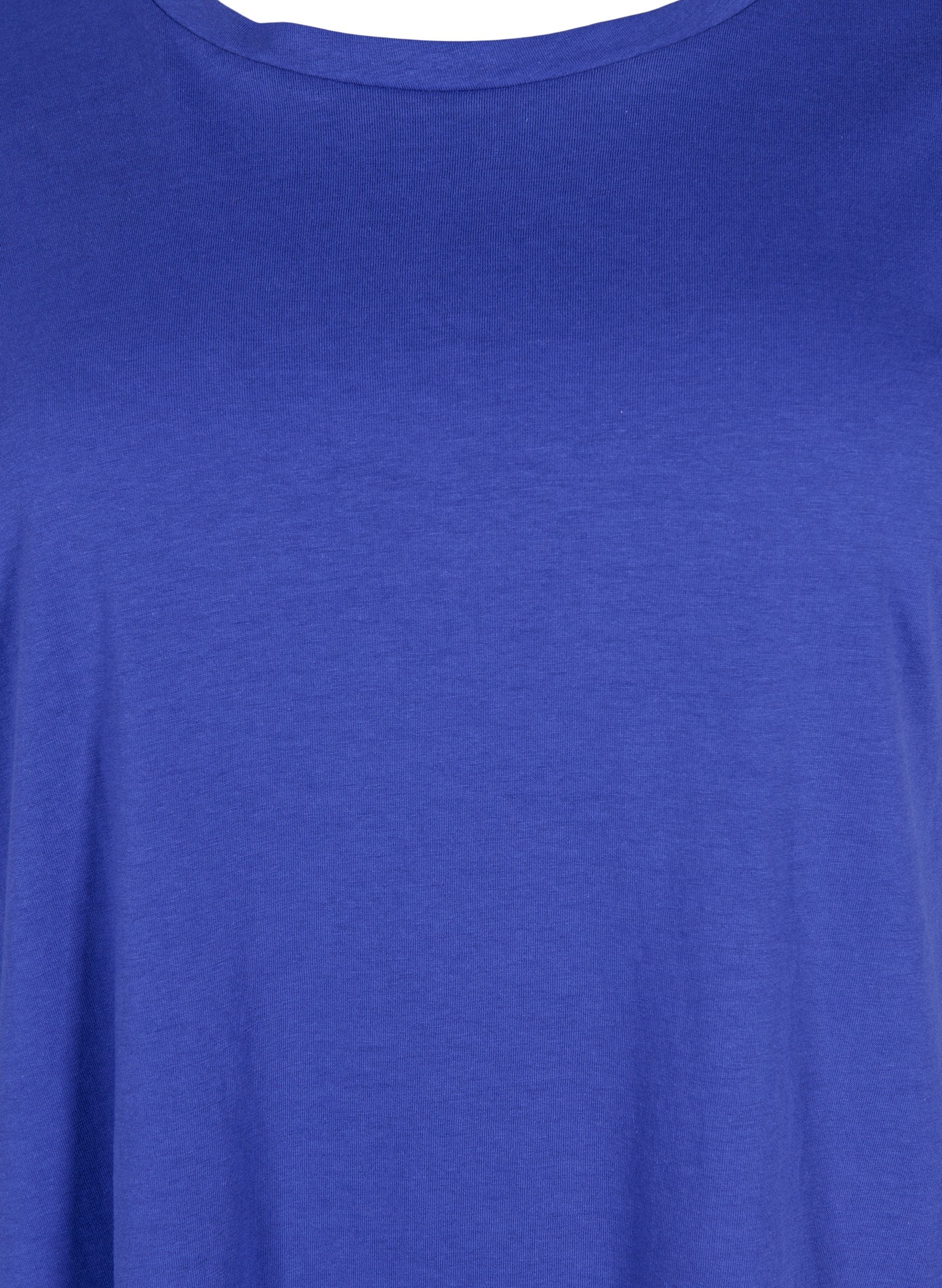 Zizzi Katja T-Shirt in Royal Blue