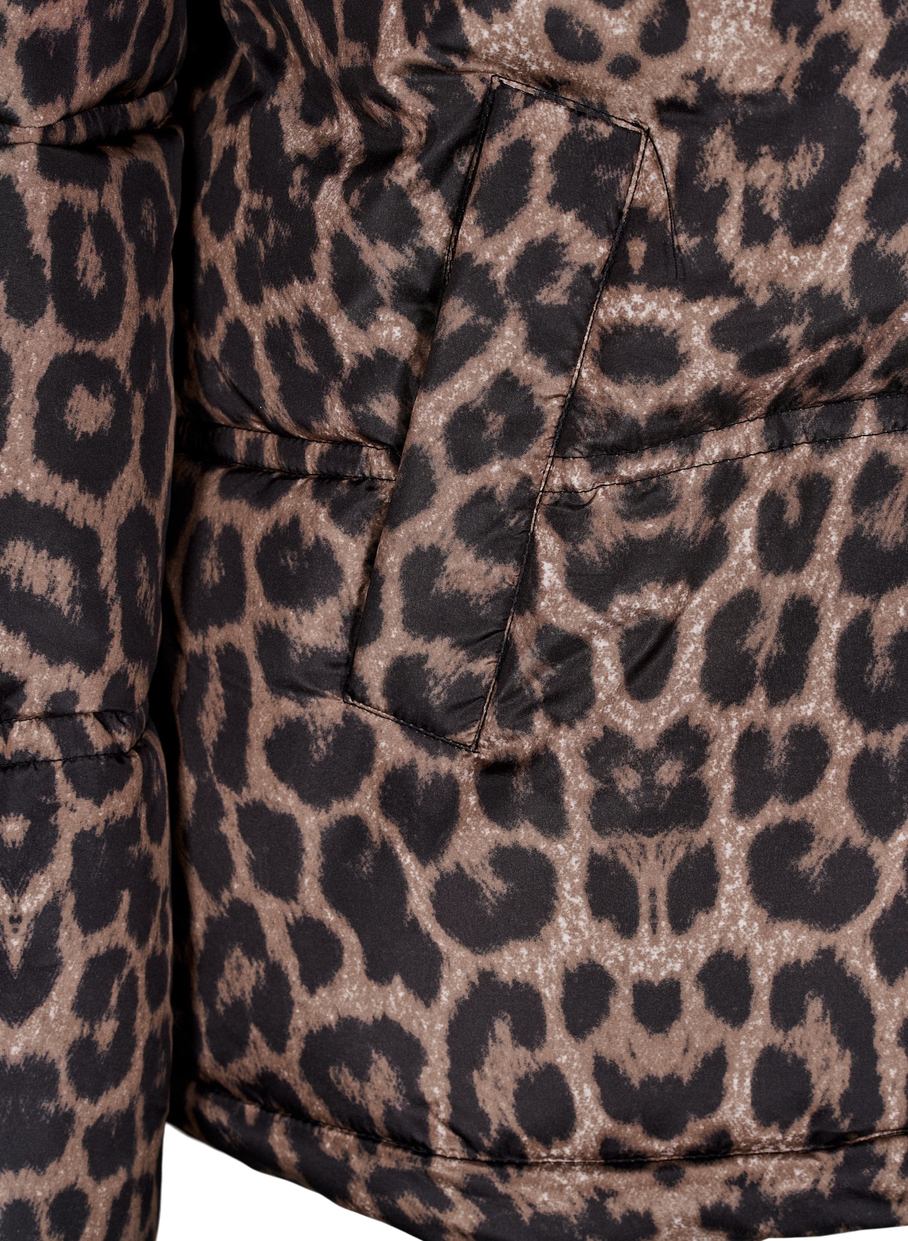 Zizzi Lea Jacket in Leopard Print