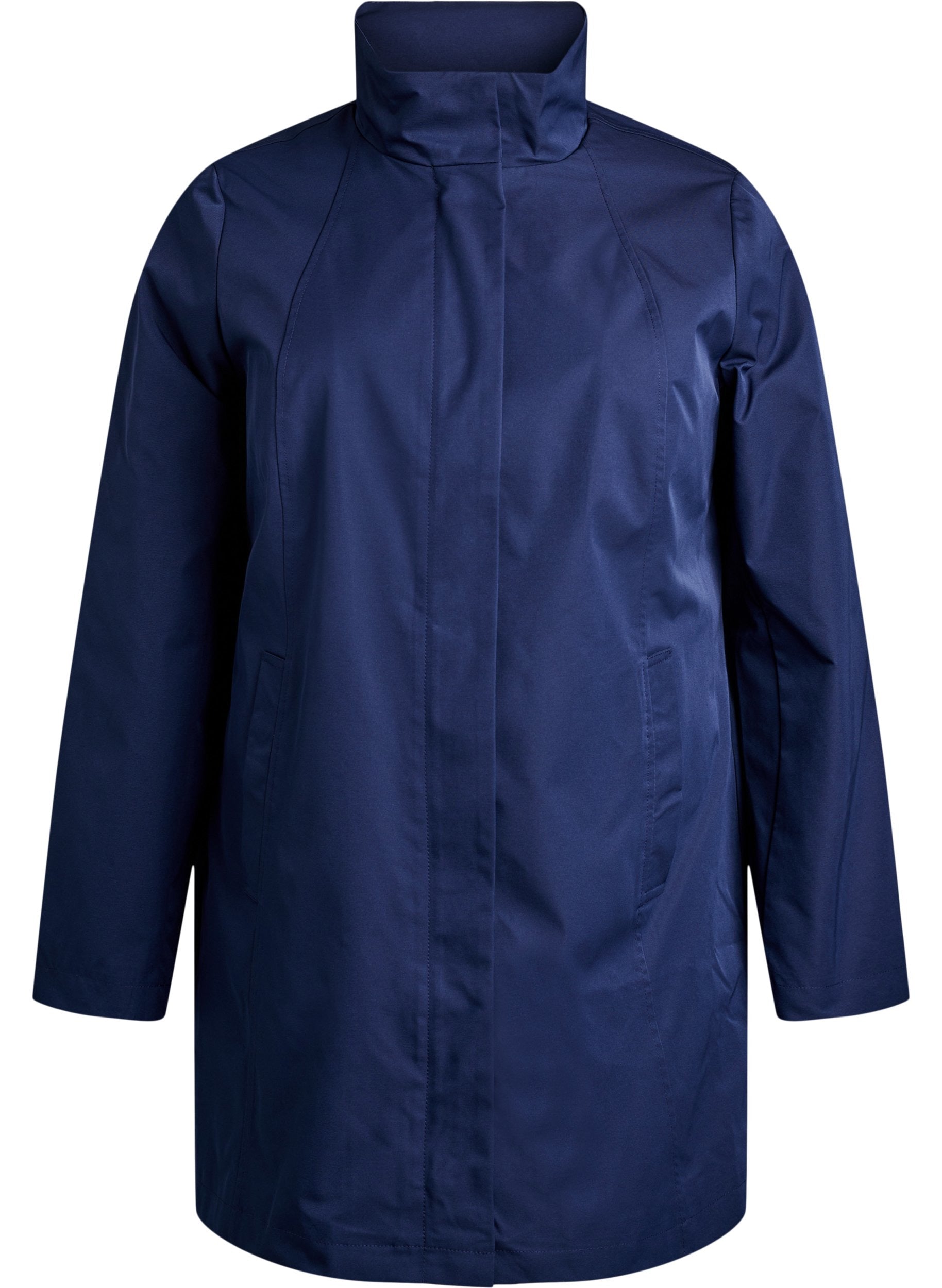Zizzi Shelby Coat in Navy