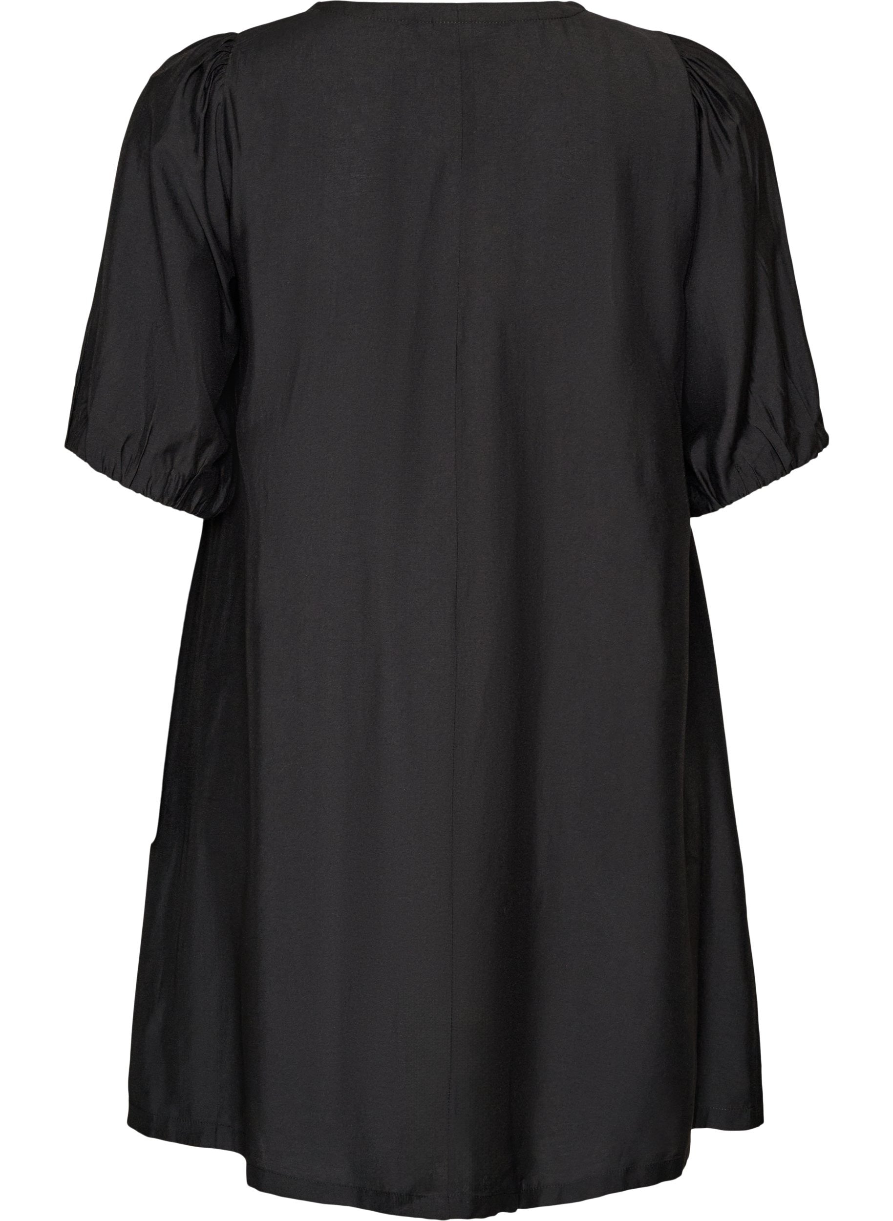 Zizzi Stina Dress in Black