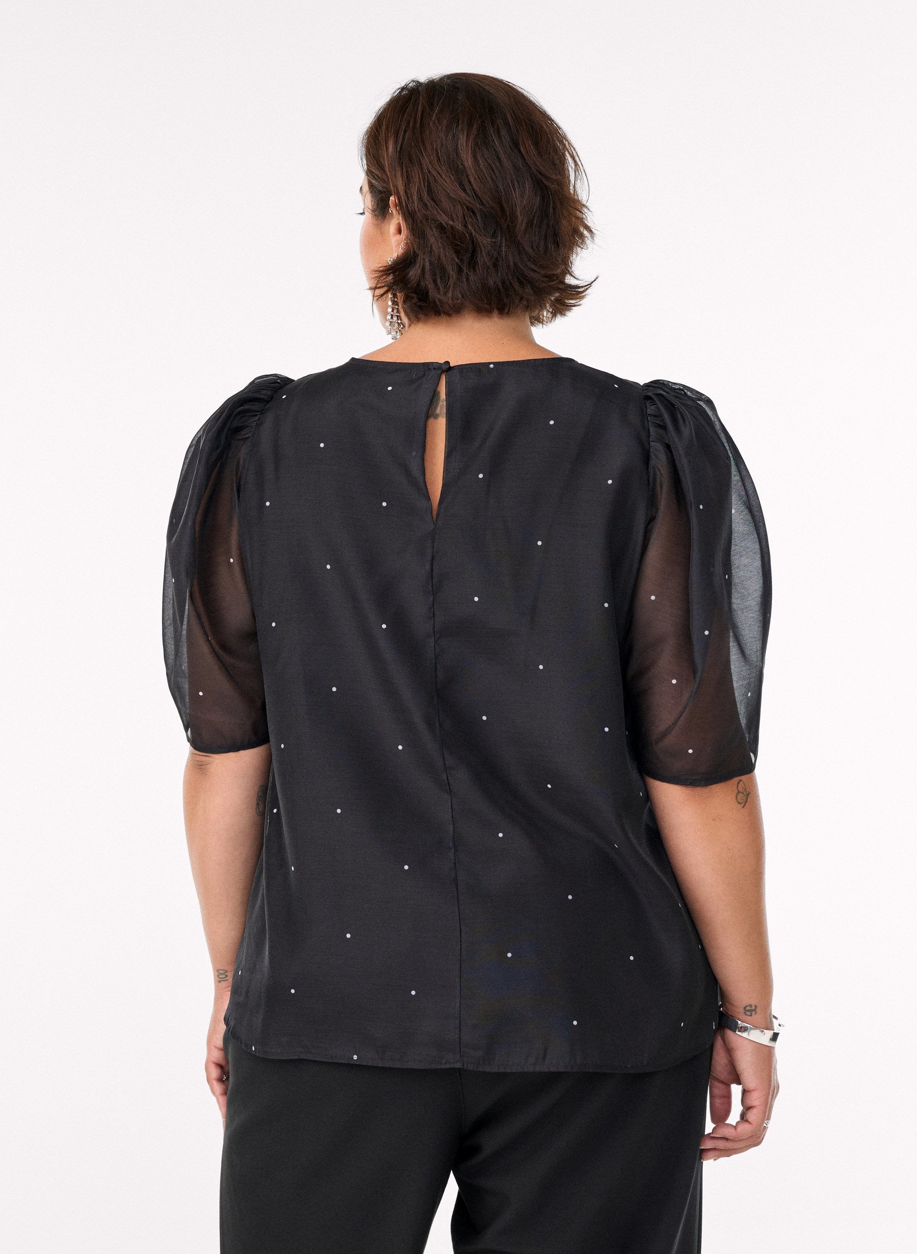 Zizzi Tilde Blouse in Black