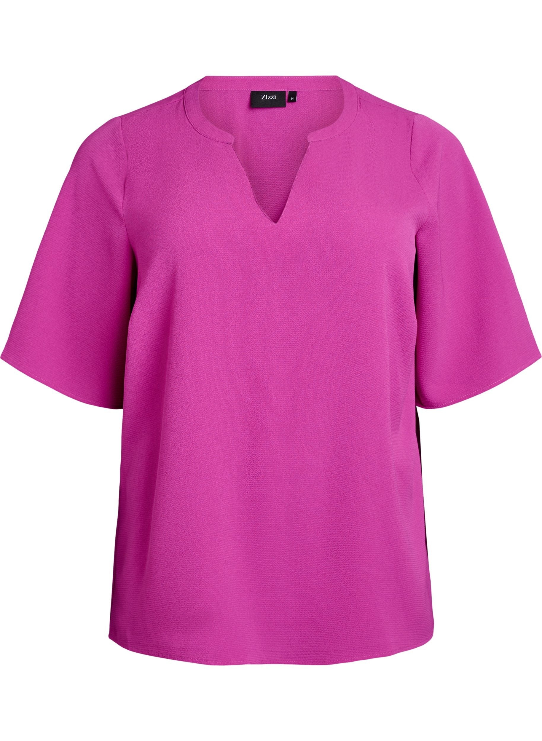 Zizzi V-Neck Anni Blouse in Violet
