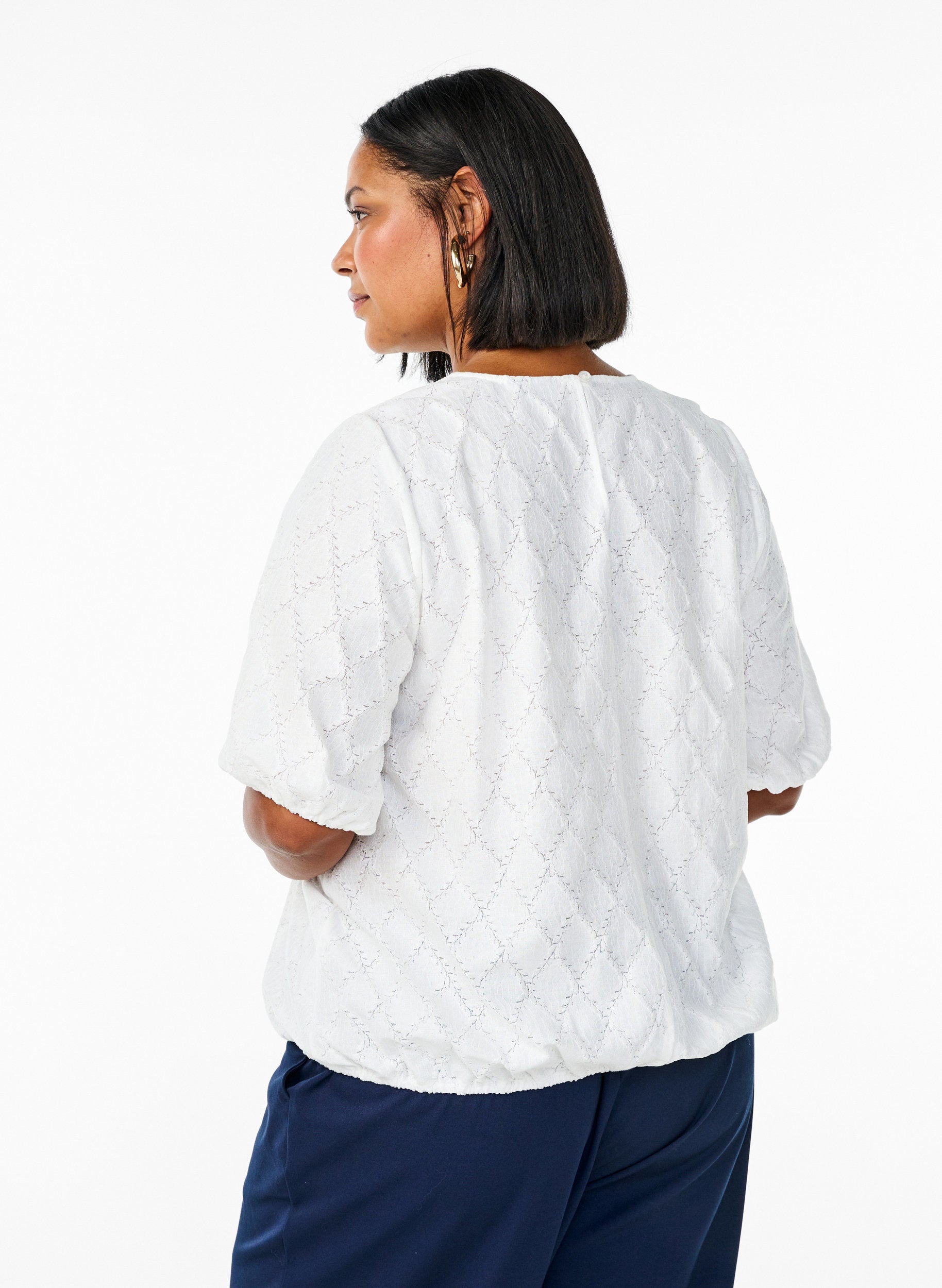 Zizzi Yrsa Blouse in White