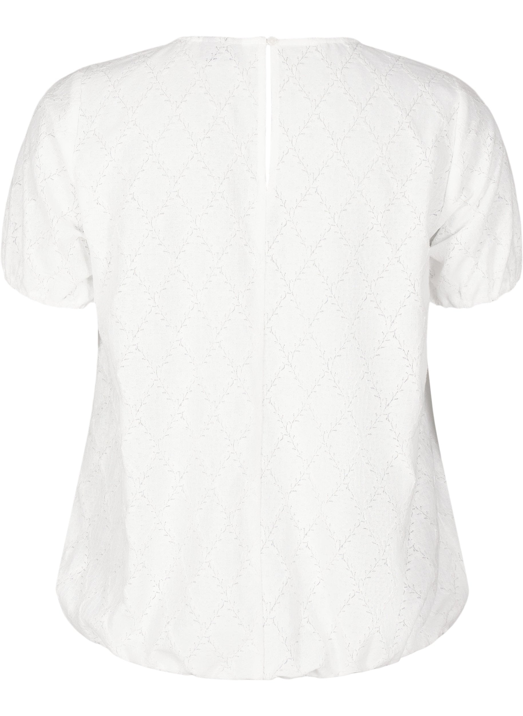 Zizzi Yrsa Blouse in White