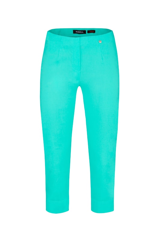 Robell Crop Trousers | Aqua