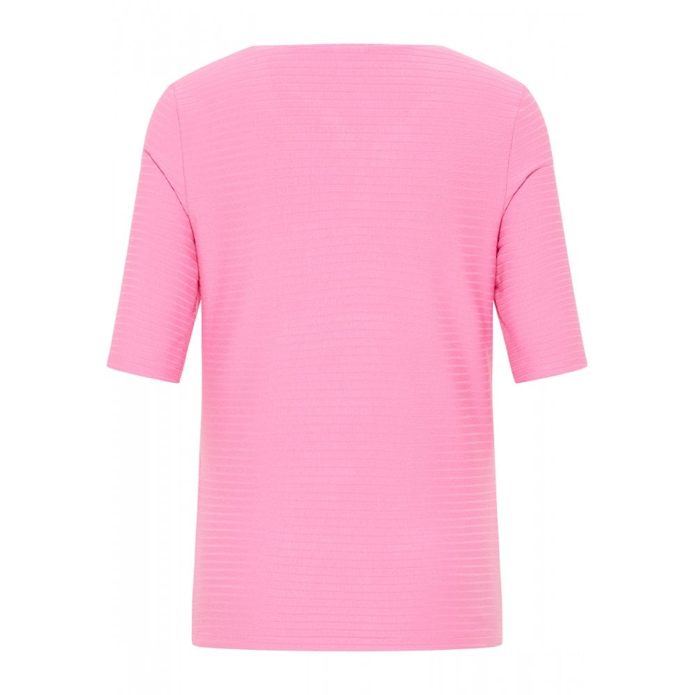 Barbara Lebek Ribbed Tee in Pink