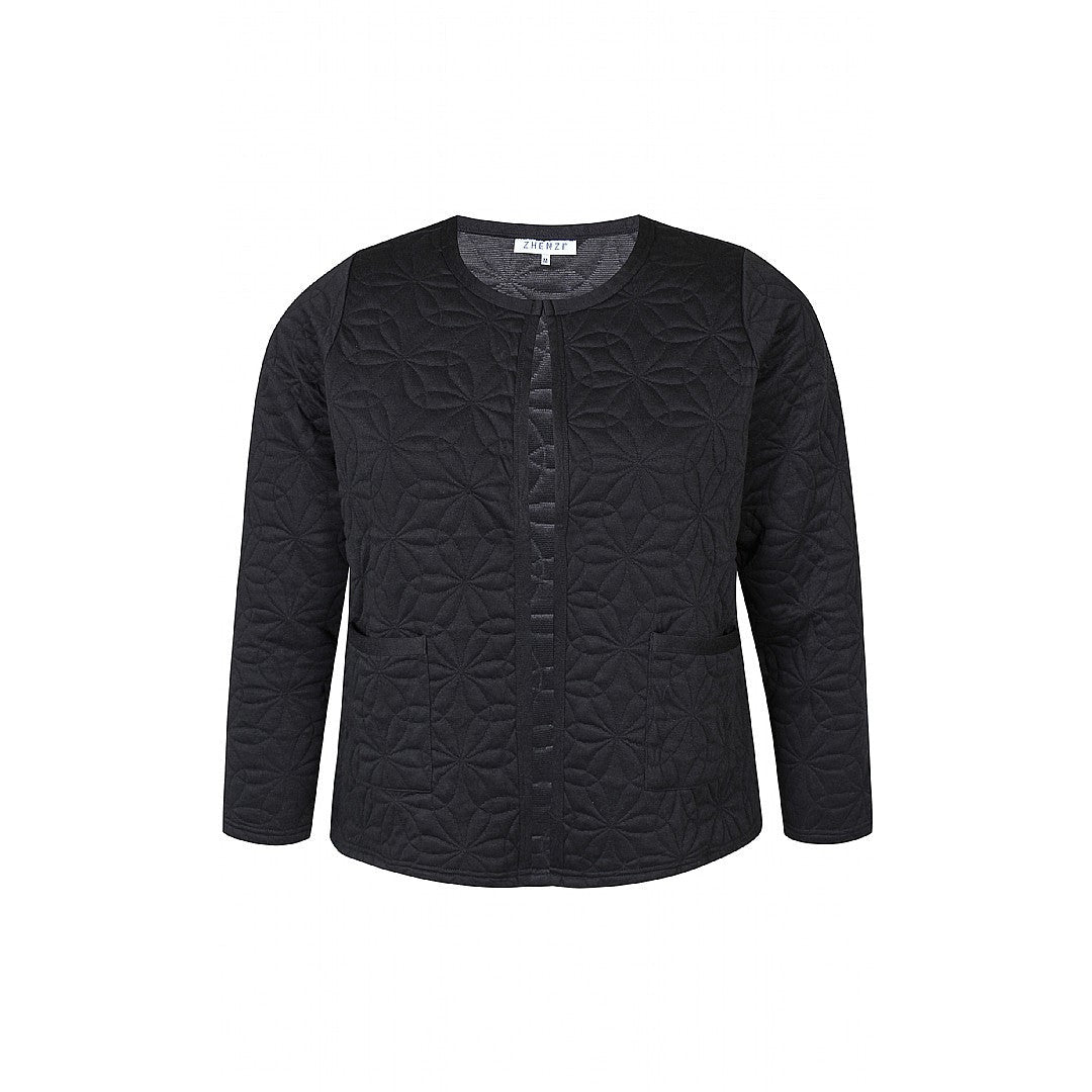 Zhenzi Reimer Soft Cardigan in Black - Wardrobe Plus