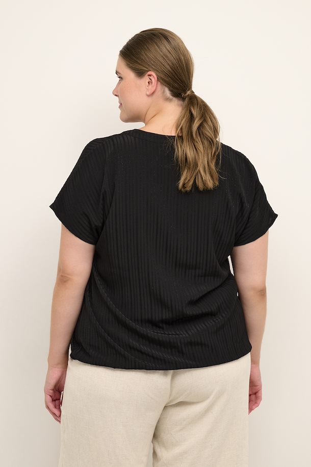 Kaffe Curve Danni Blouse in Black