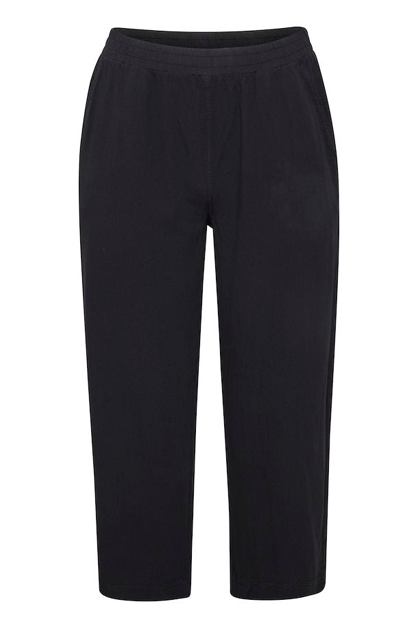 Kaffe Curve Nana Culottes in Navy - Wardrobe Plus