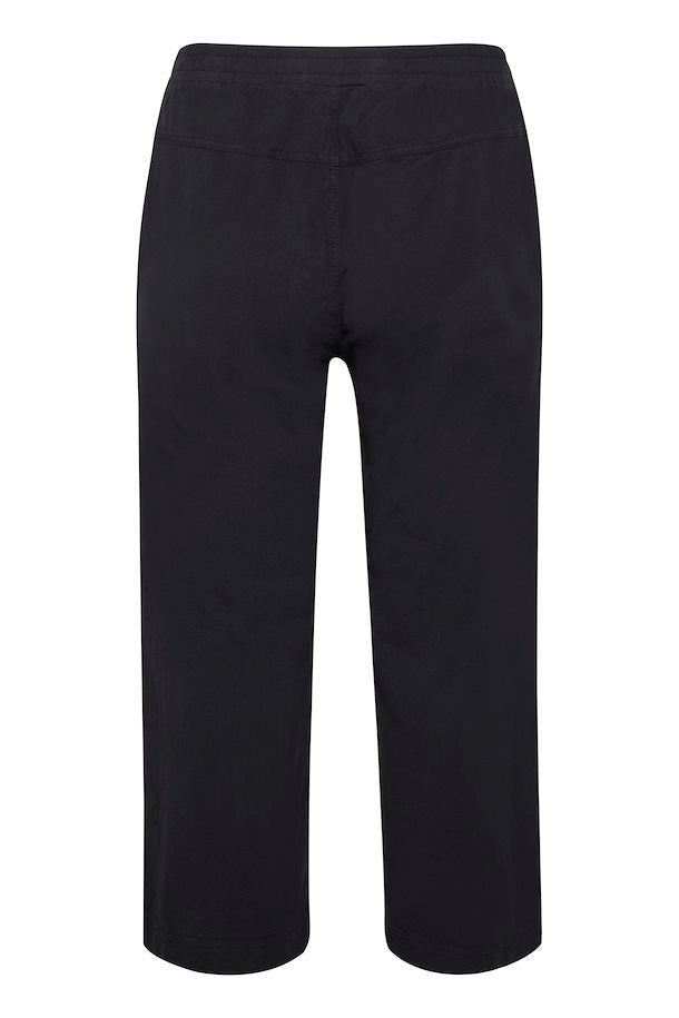 Kaffe Curve Nana Culottes in Black - Wardrobe Plus