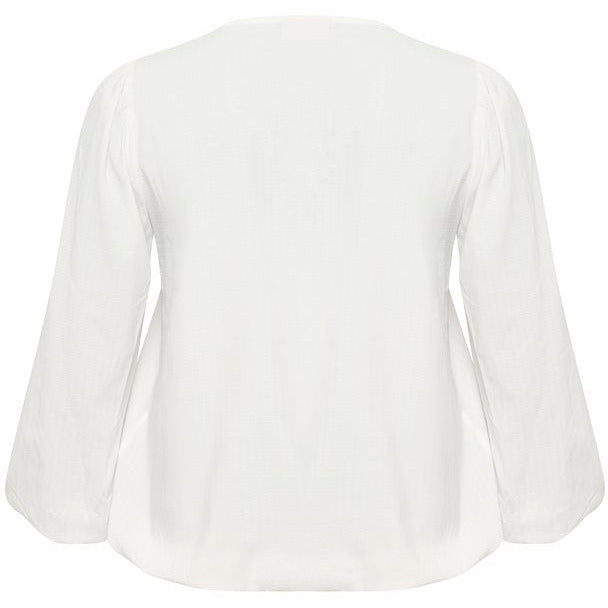 Kaffe Mitto Blouse in Off-White - Wardrobe Plus