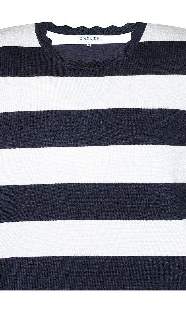 Zhenzi Alena Striped Top