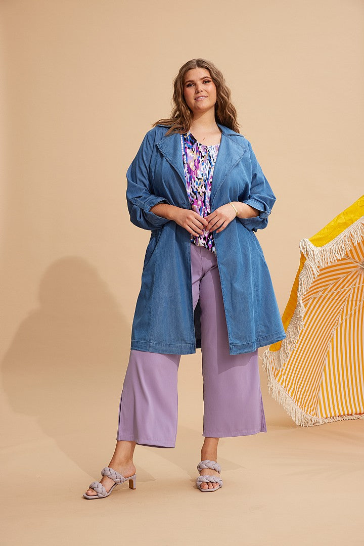Zhenzi Kimber Printed Blouse