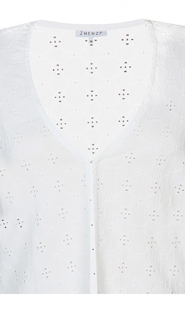 Zhenzi Dream Cardigan in White