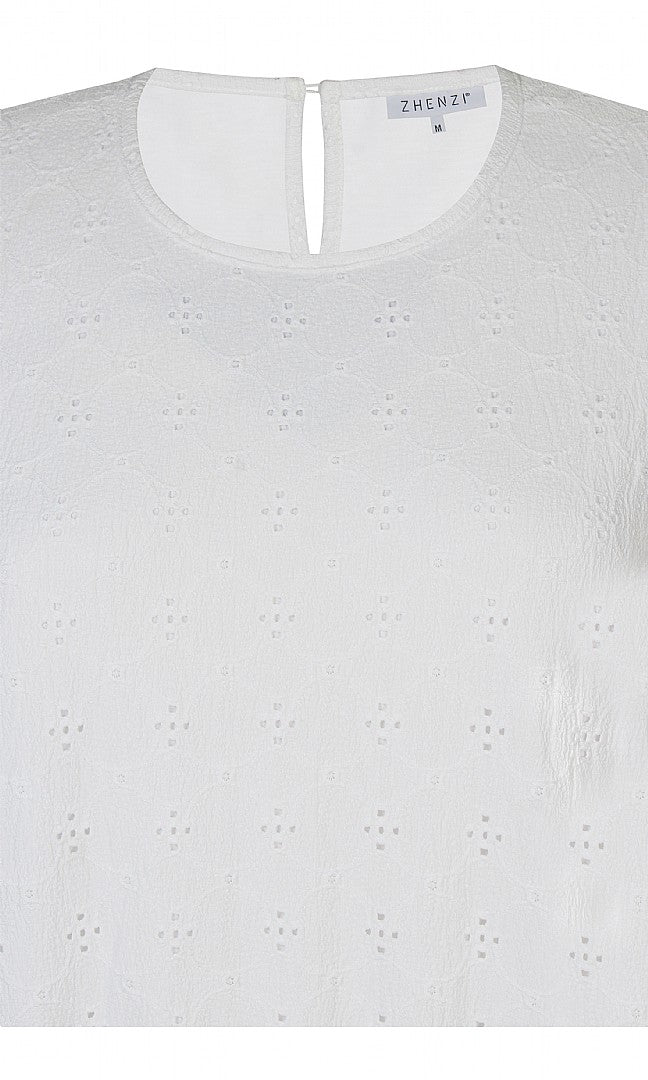 Zhenzi Dream Blouse in White