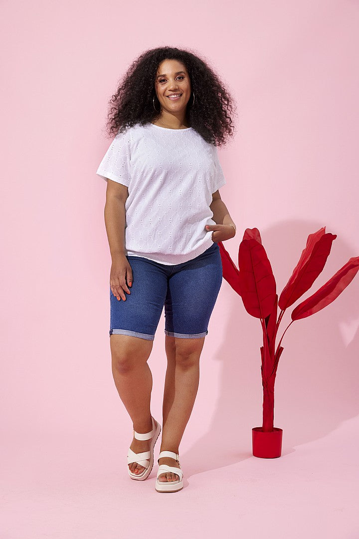 Zhenzi Dream Blouse in White