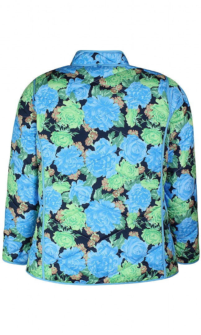 Zhenzi Arica Jacket in Blue - Wardrobe Plus