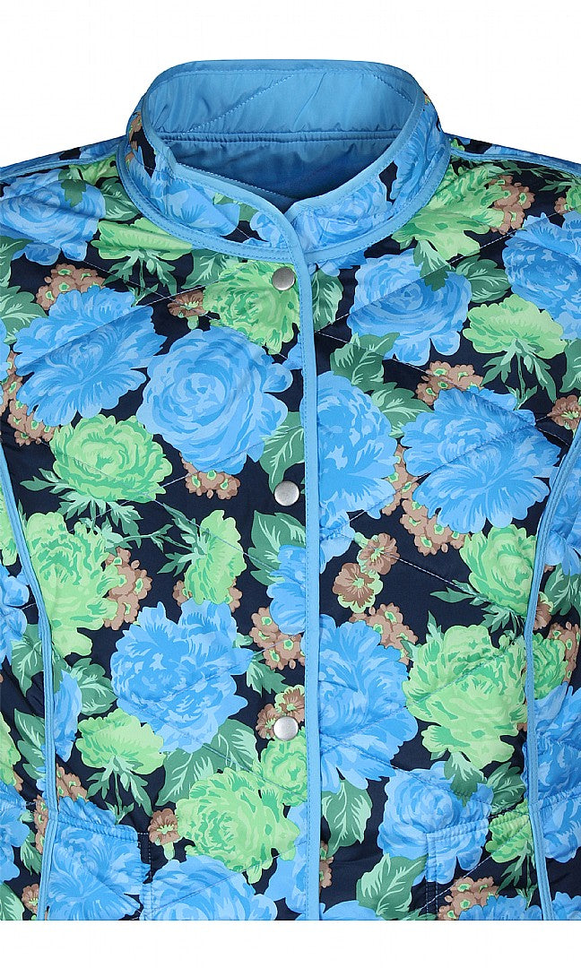 Zhenzi Arica Jacket in Blue - Wardrobe Plus