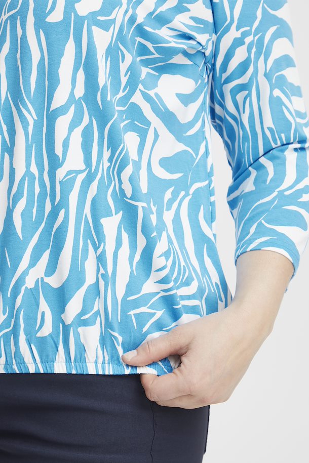 Fransa Plus Malibu Top in Blue