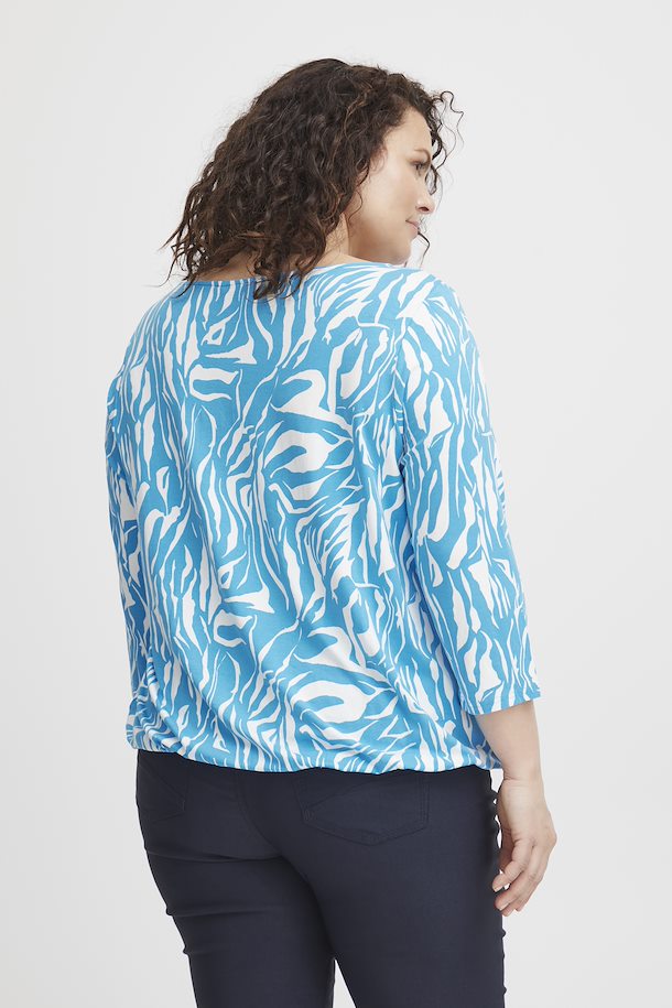 Fransa Plus Malibu Top in Blue