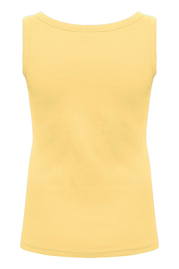 Kaffe Curve Carina Vest Top in Banana