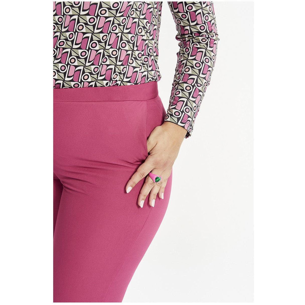 SPG Tailored Trouser in Pink - Wardrobe Plus