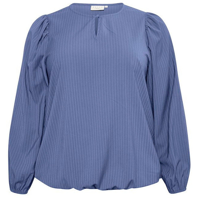 Kaffe Mitto Blouse in Vintage Indigo - Wardrobe Plus