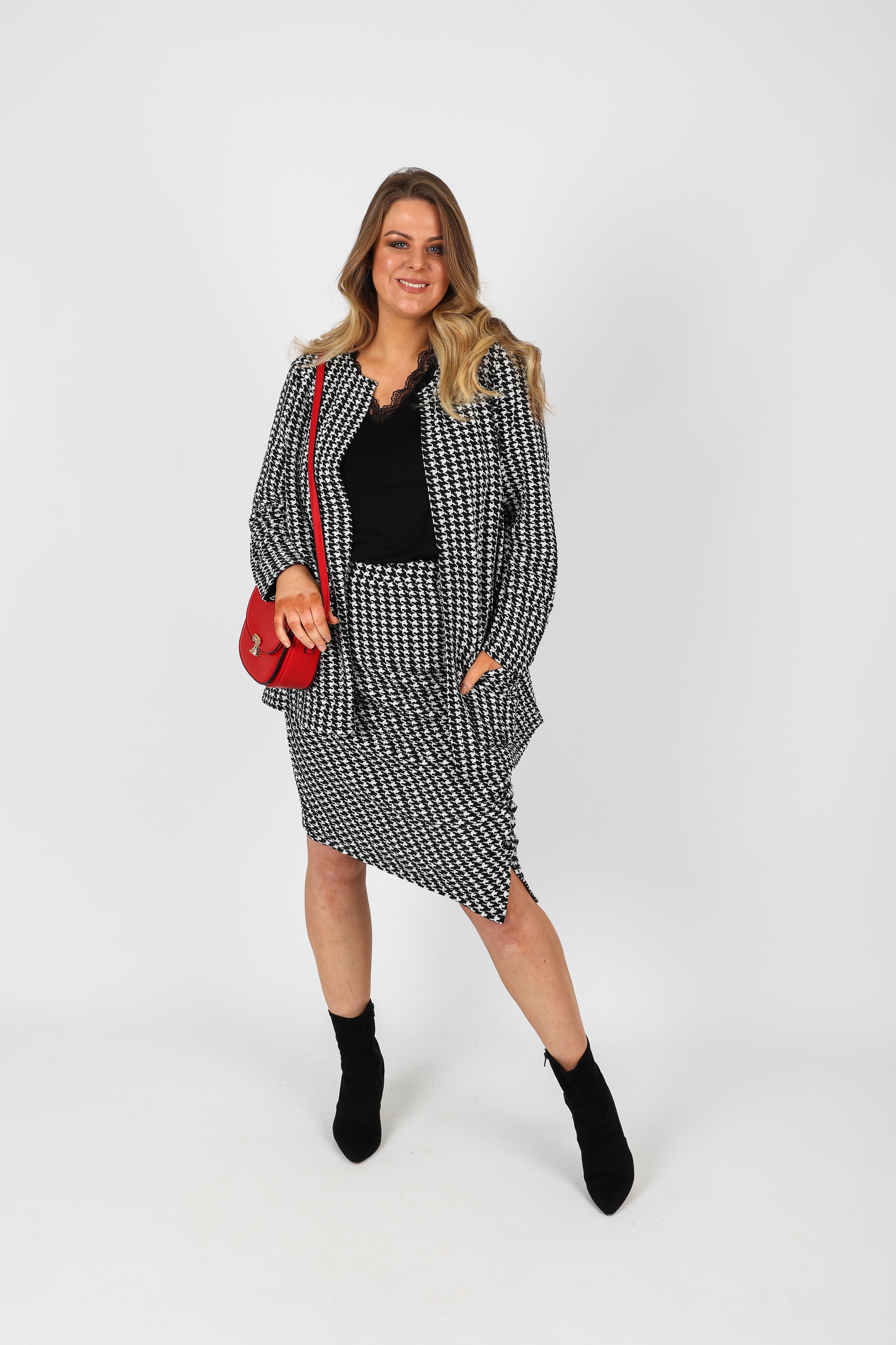 Vero Moda Curve Houndstooth Jacket