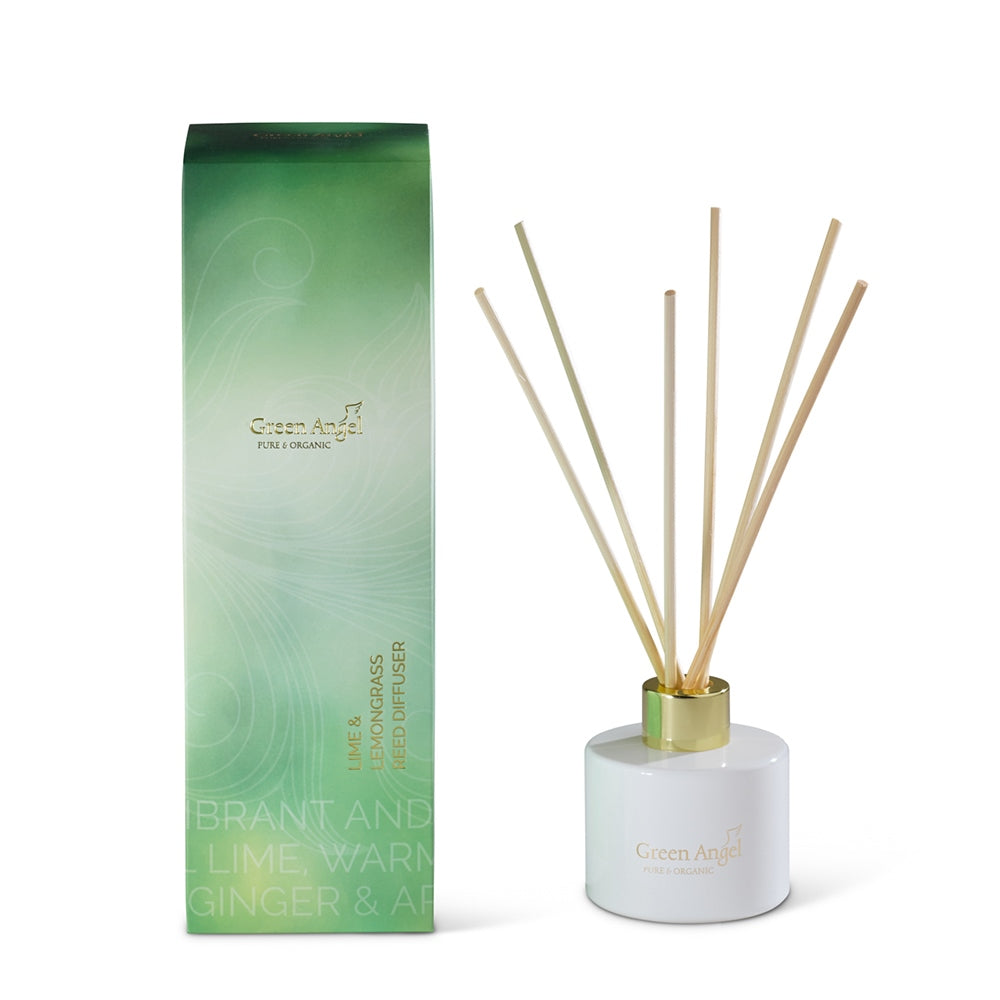Green Angel Lime & Lemongrass Diffuser - Wardrobe Plus