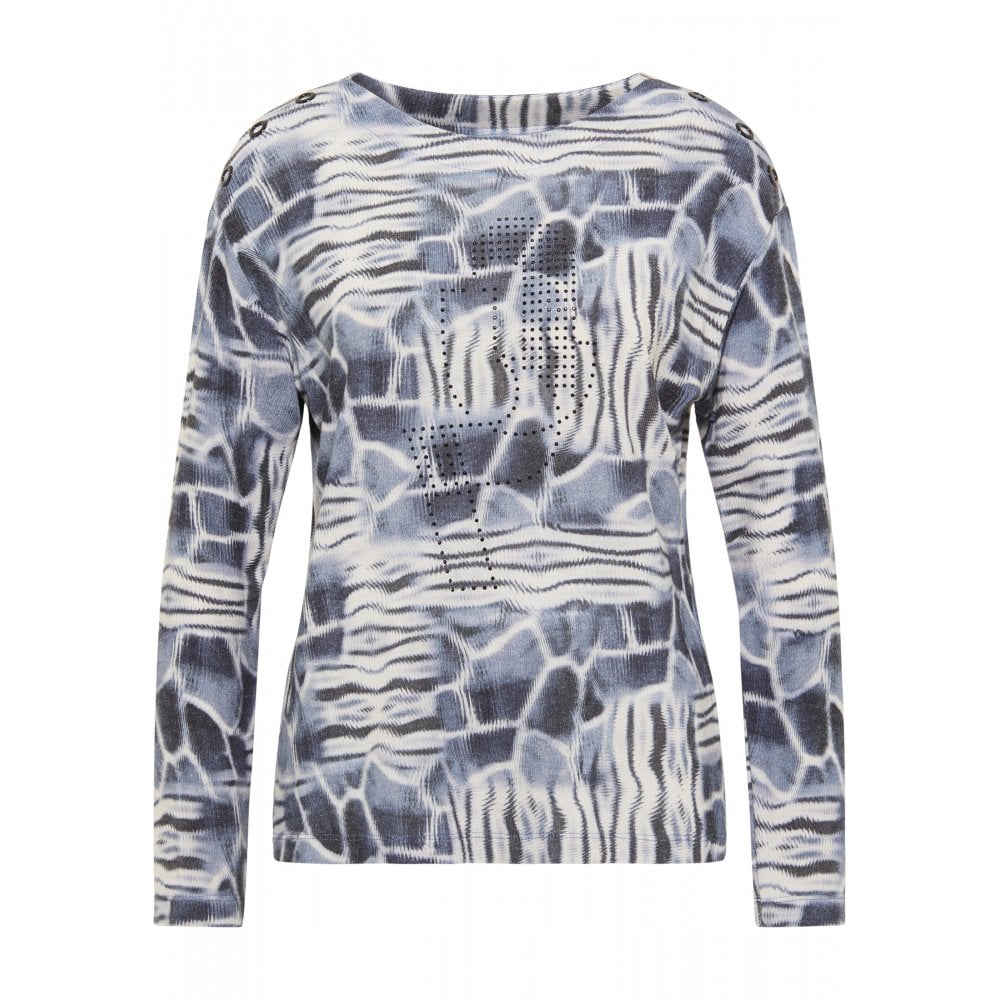 Barbara Lebek Boat Neckline Knit Top - Wardrobe Plus
