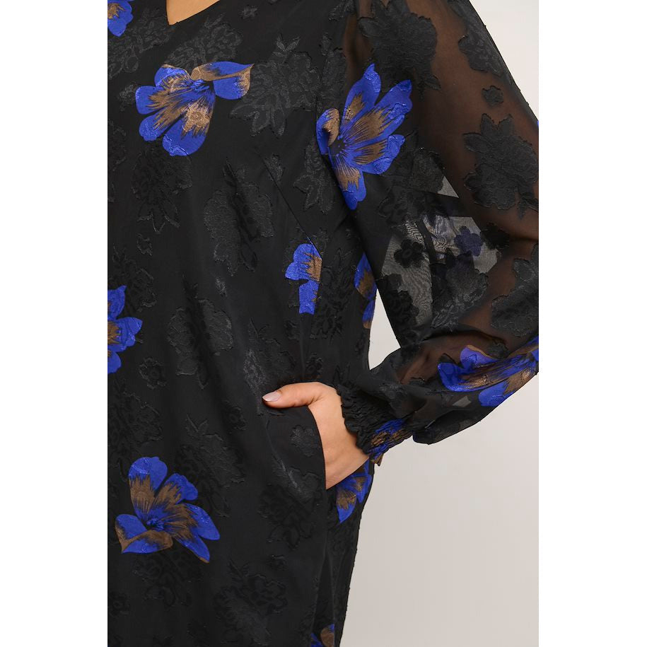 Kaffe Curve Medala Maxi Dress - Wardrobe Plus