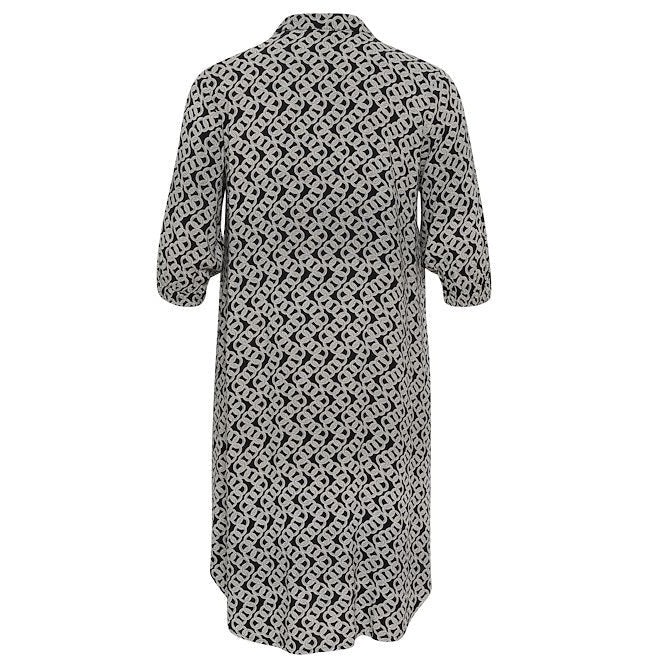 Kaffe Cliana Shirt Dress in Black - Wardrobe Plus