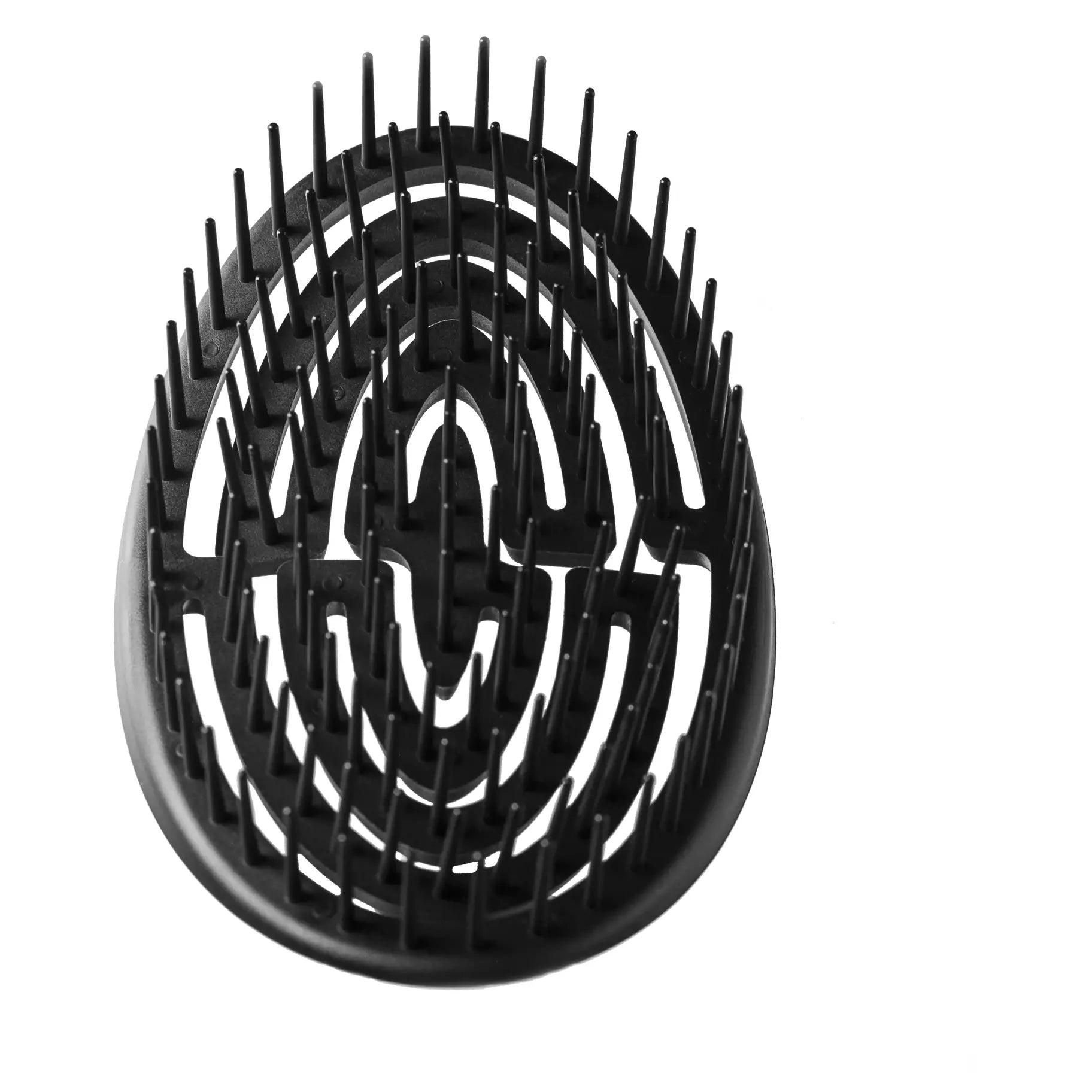 King Hair and Beauty: The Gem Hairbrush in Black - Wardrobe Plus