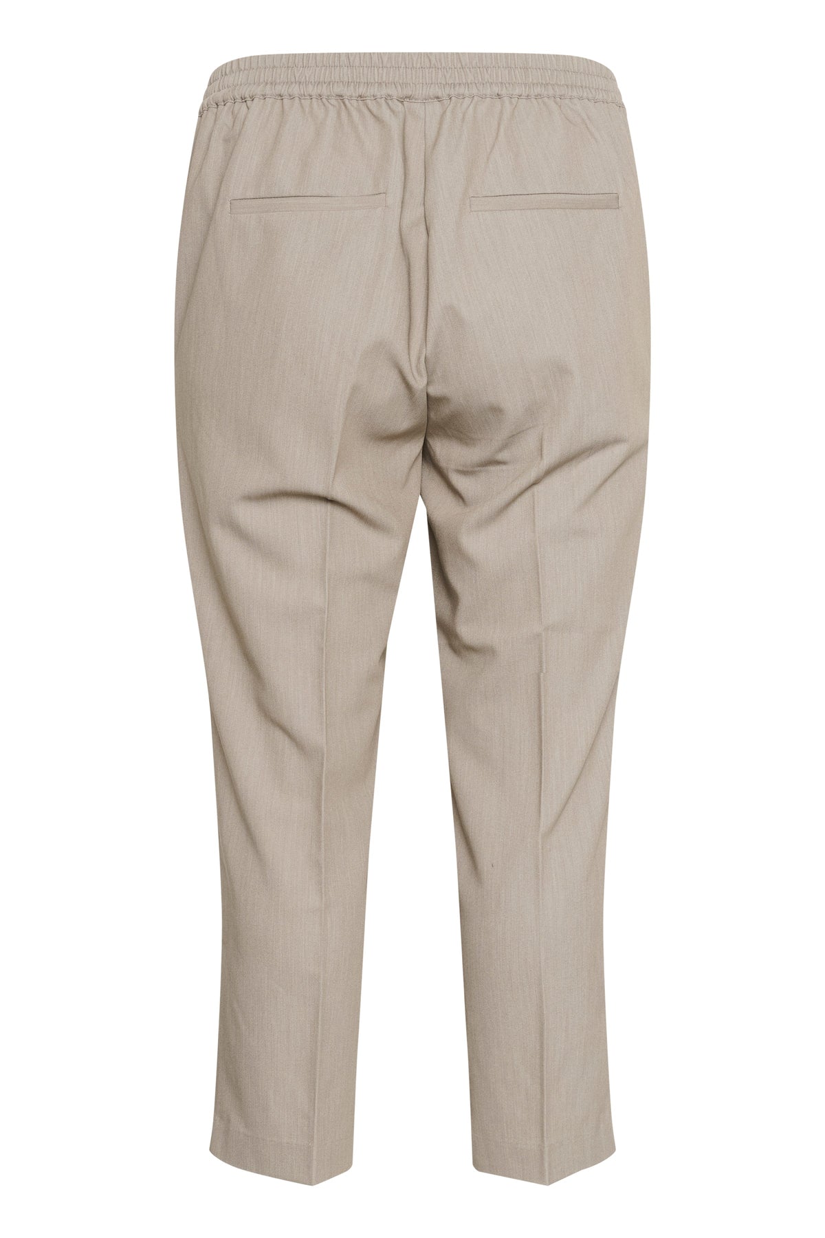 Kaffe Curve Sakira Crop Trousers in Beige