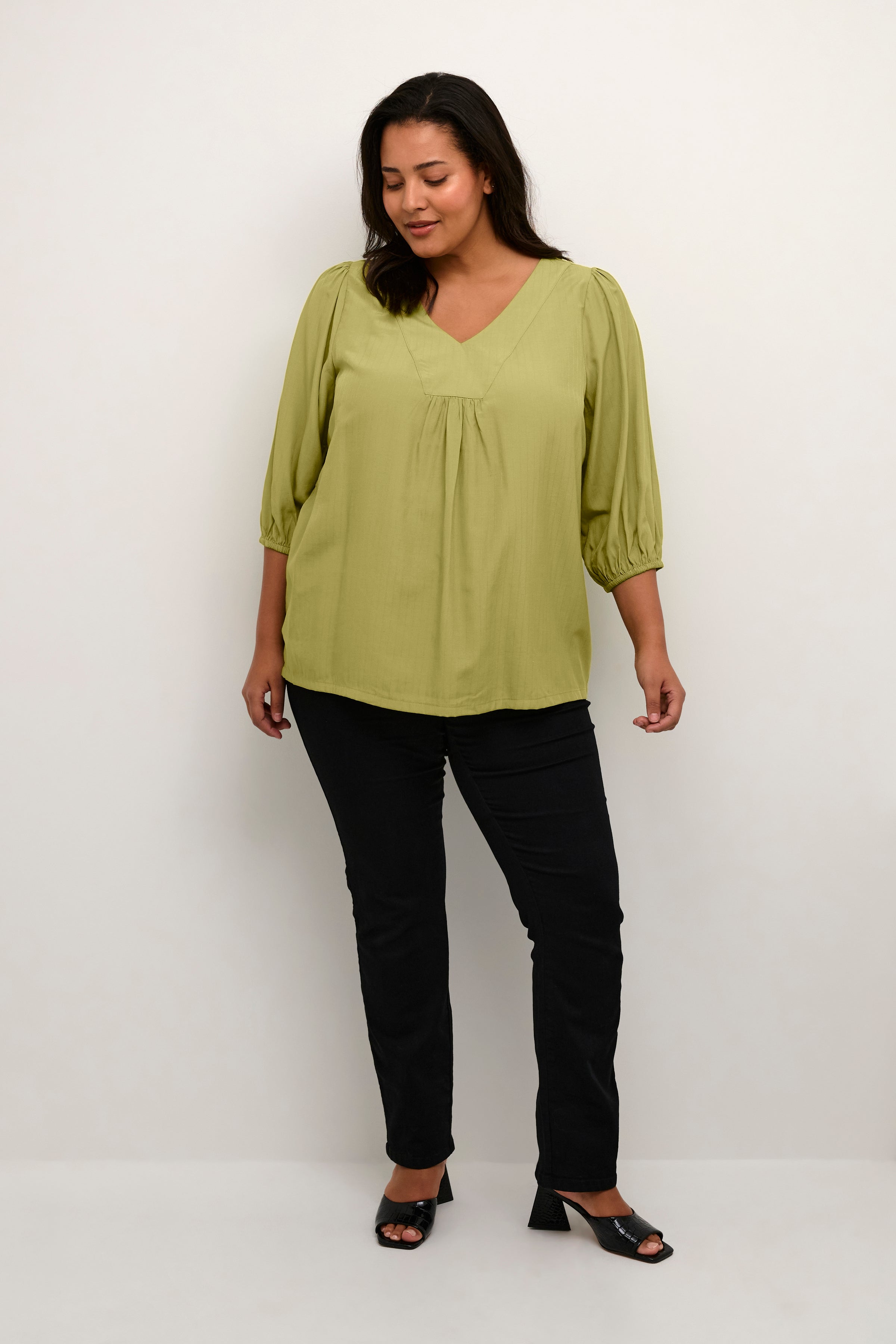 Kaffe Curve Joanne Green Blouse