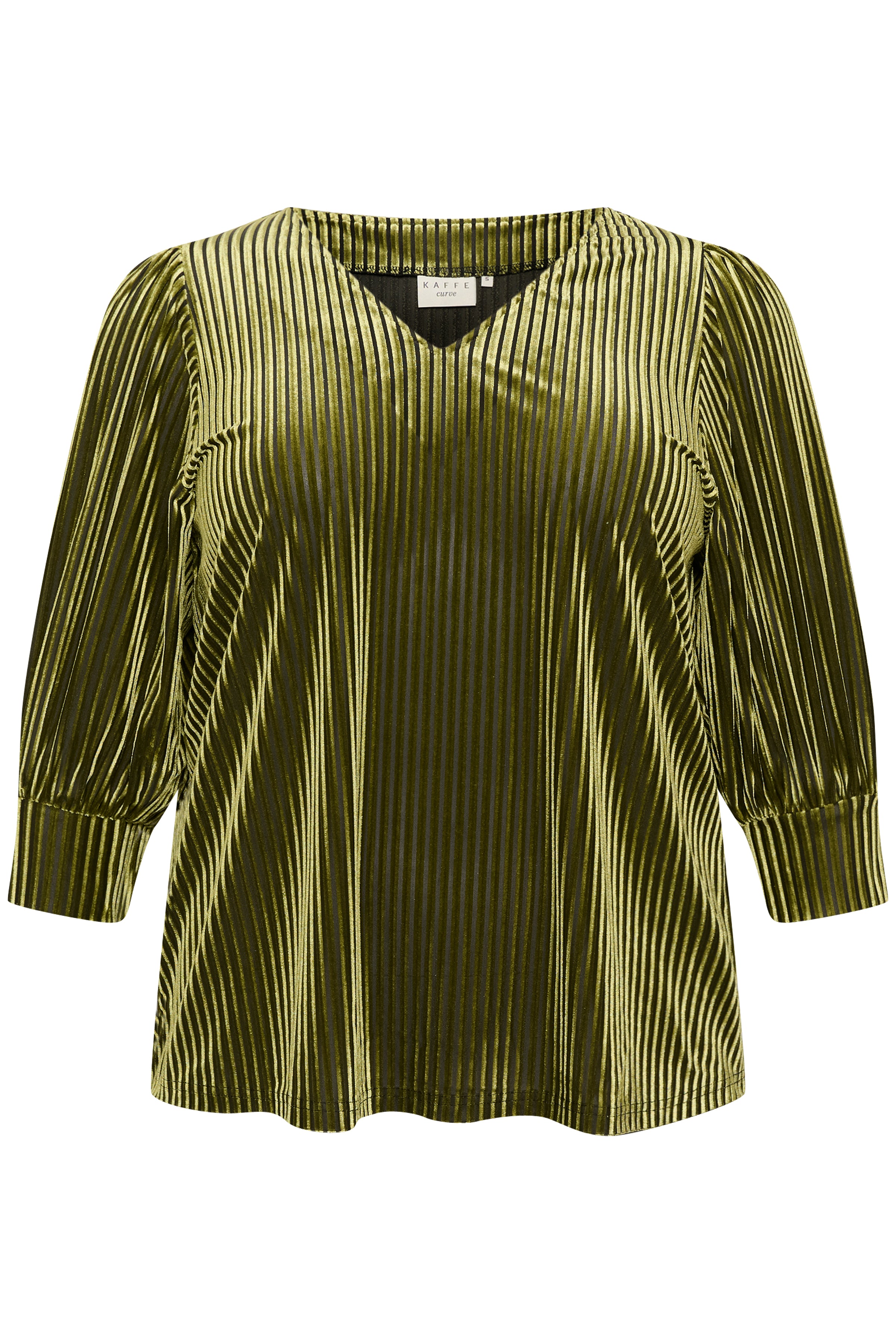 Kaffe Curve Anna Blouse in Green