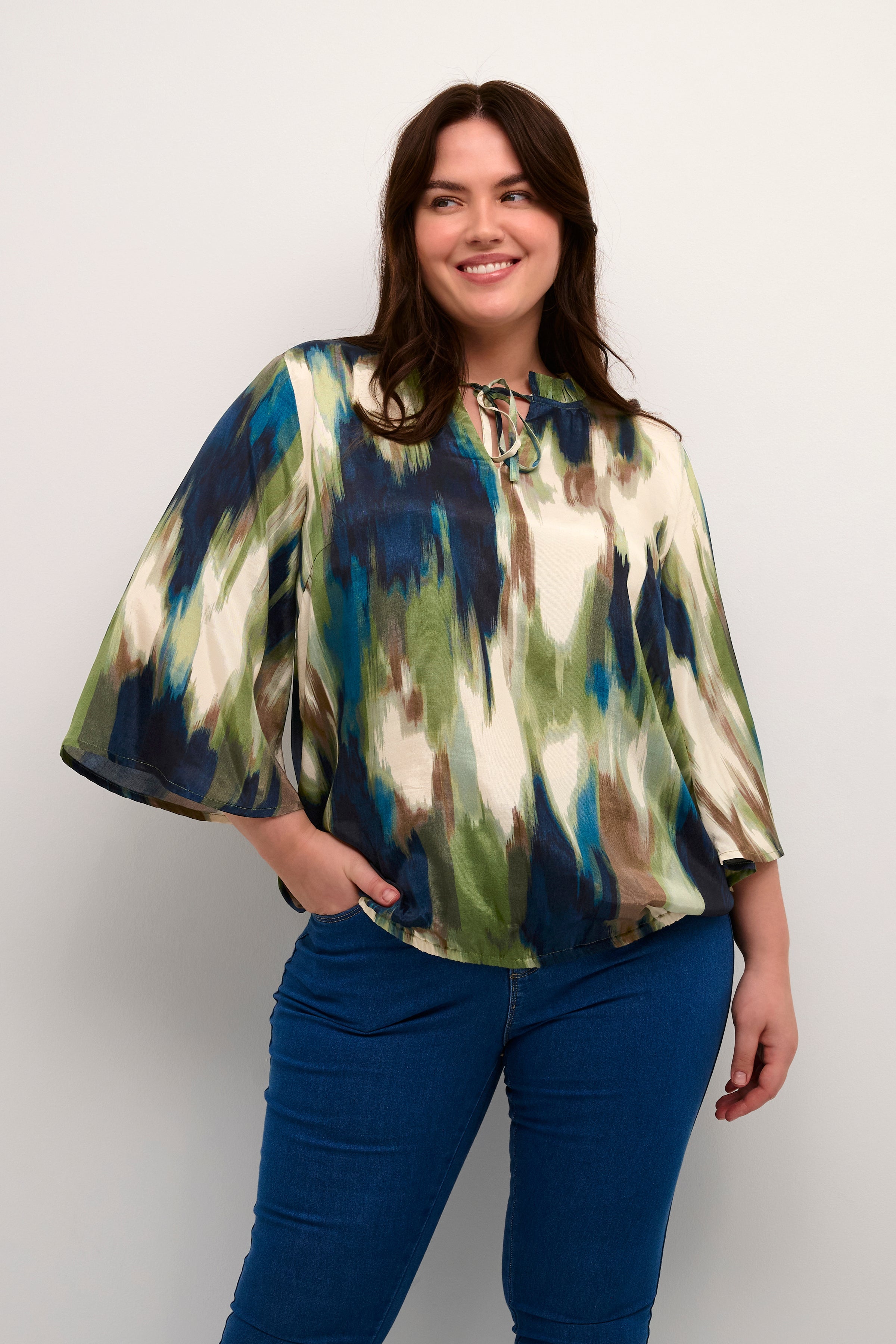 Kaffe Curve Fade Blouse