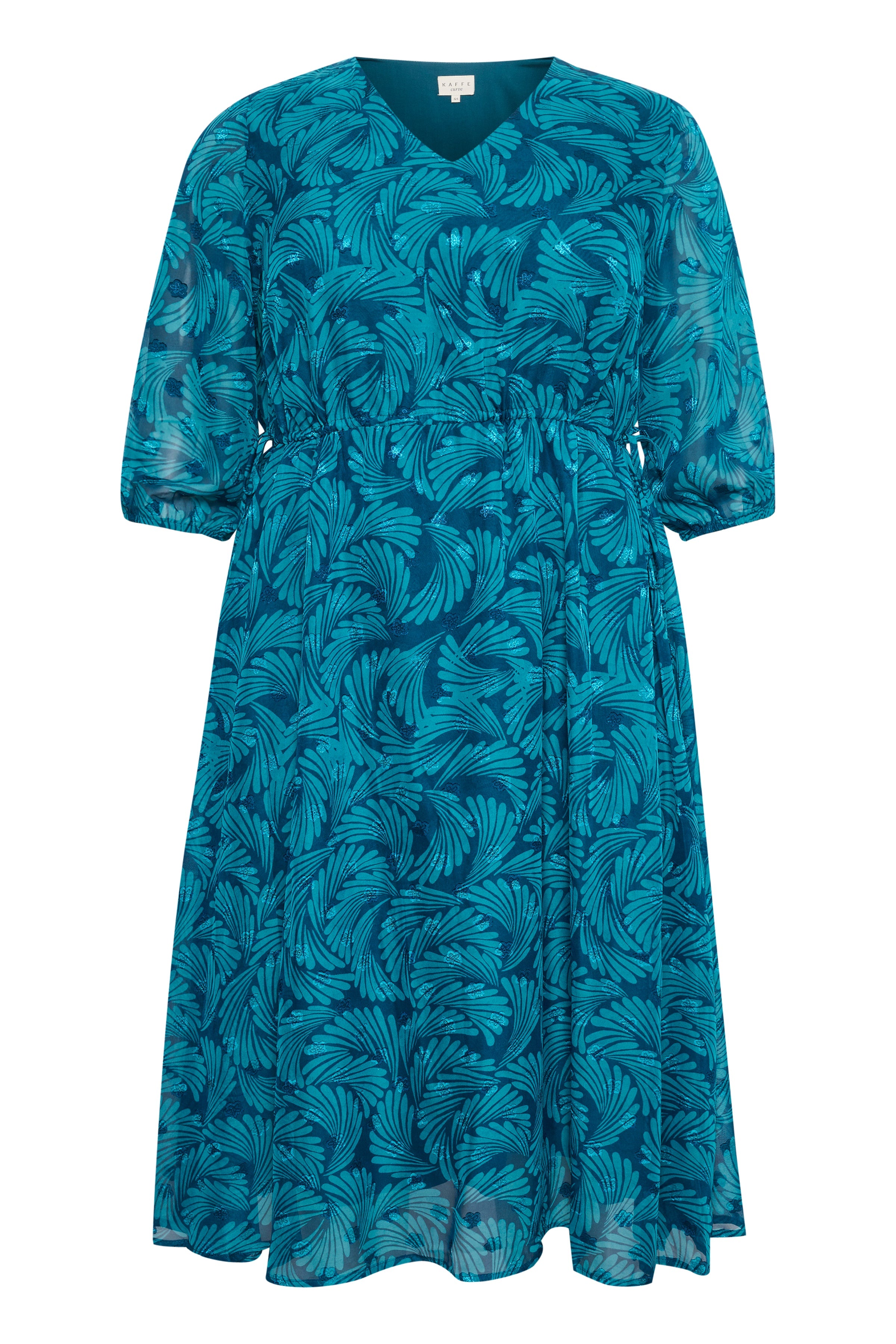 Kaffe Curve Dora Teal Dress