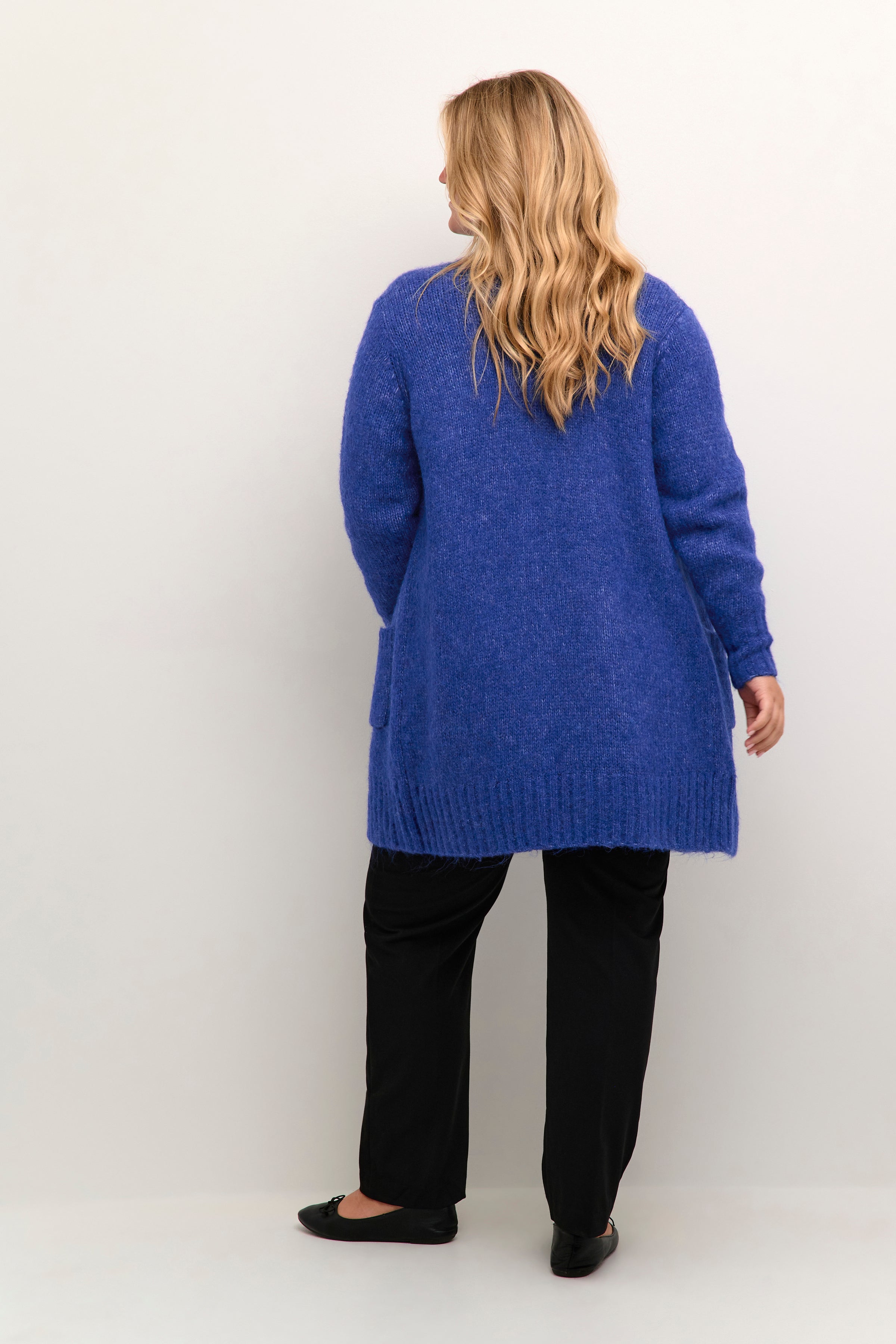 Kaffe Curve Clioma Cardigan in Blue