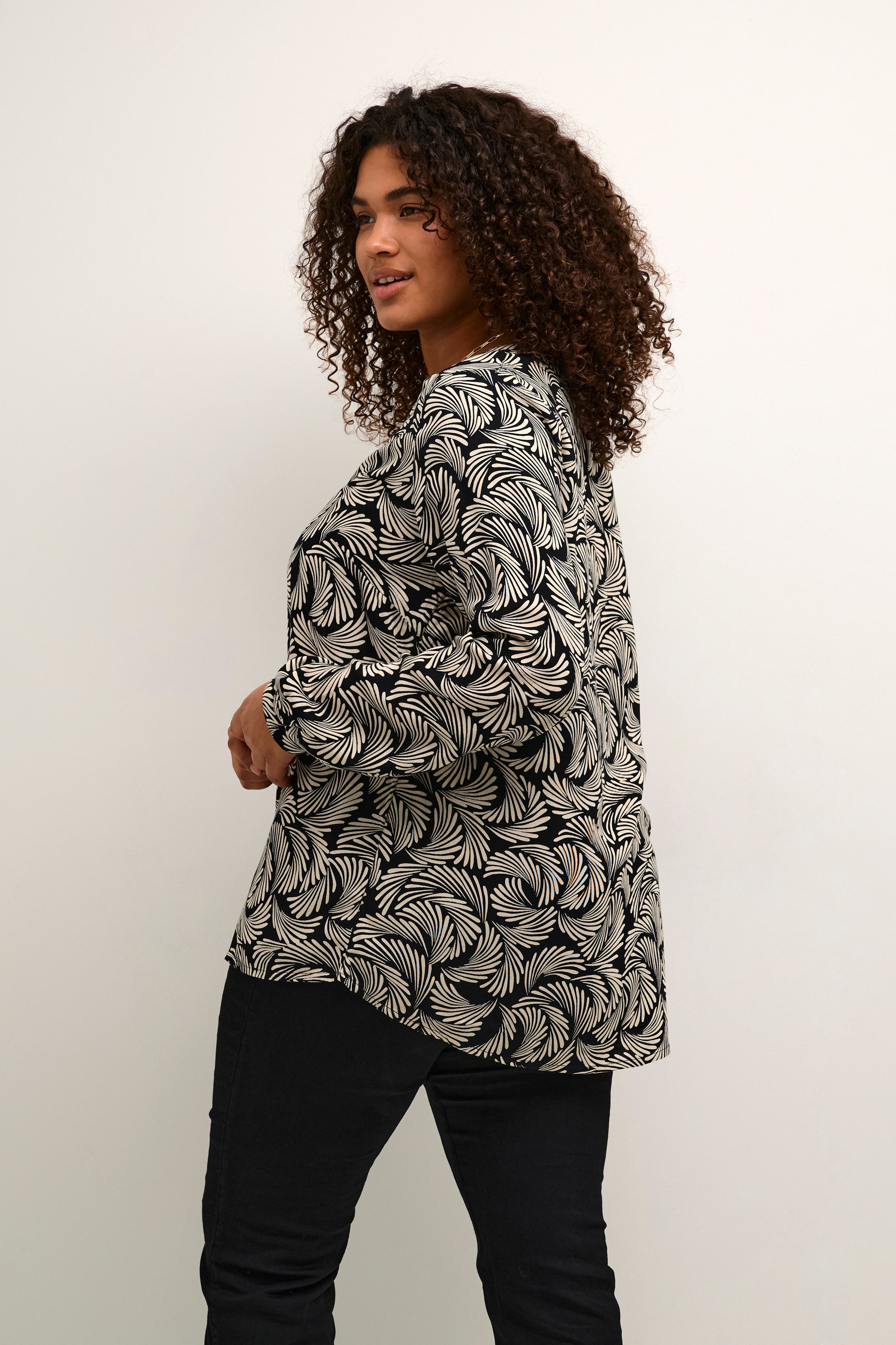 Kaffe Curve Tilly Leaf Blouse