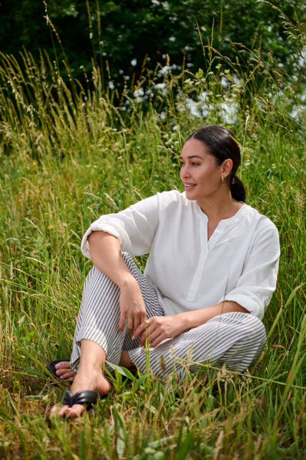 Kaffe Curve Millie White Blouse