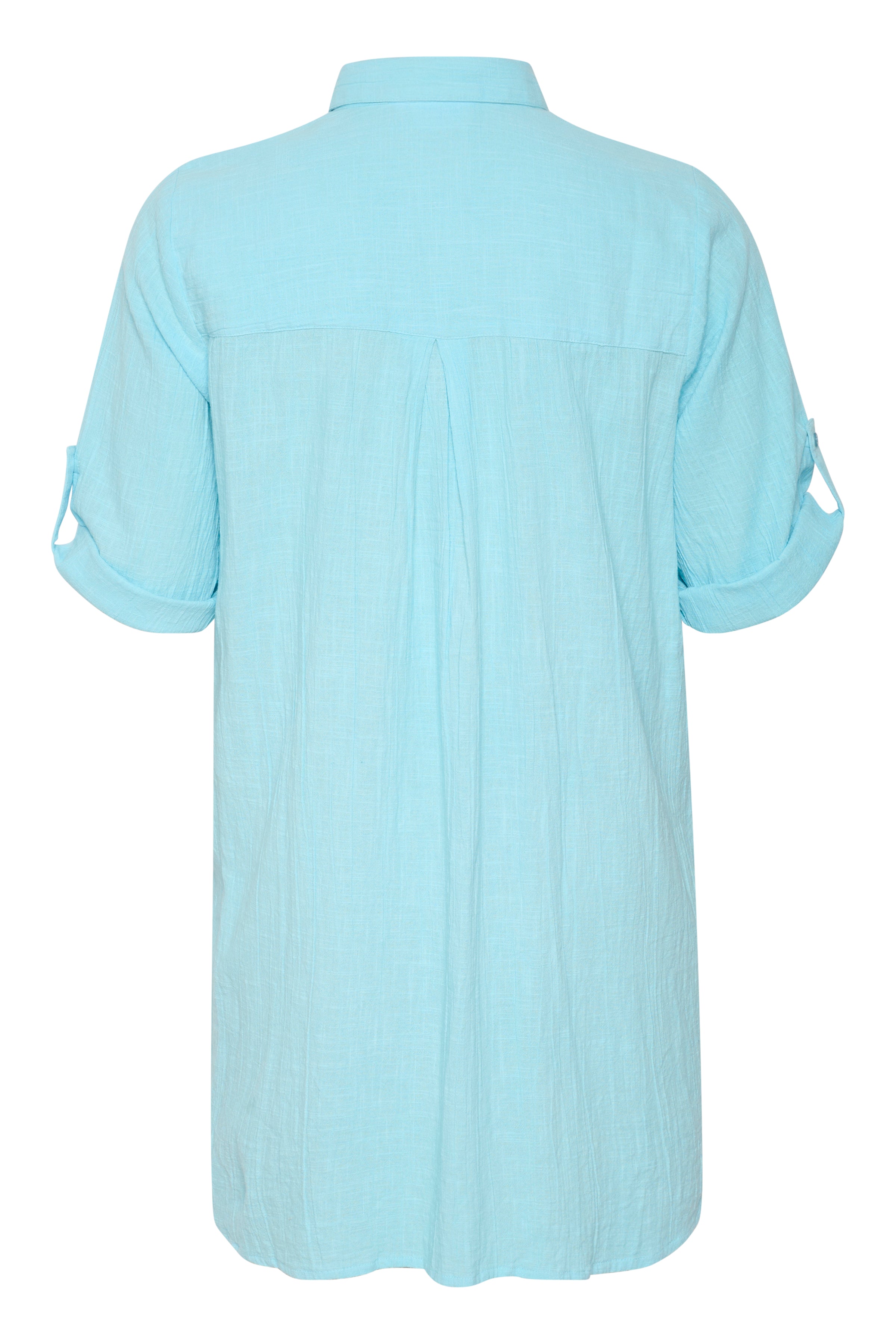 Kaffe Curve Paula Shirt Tunic In Blue