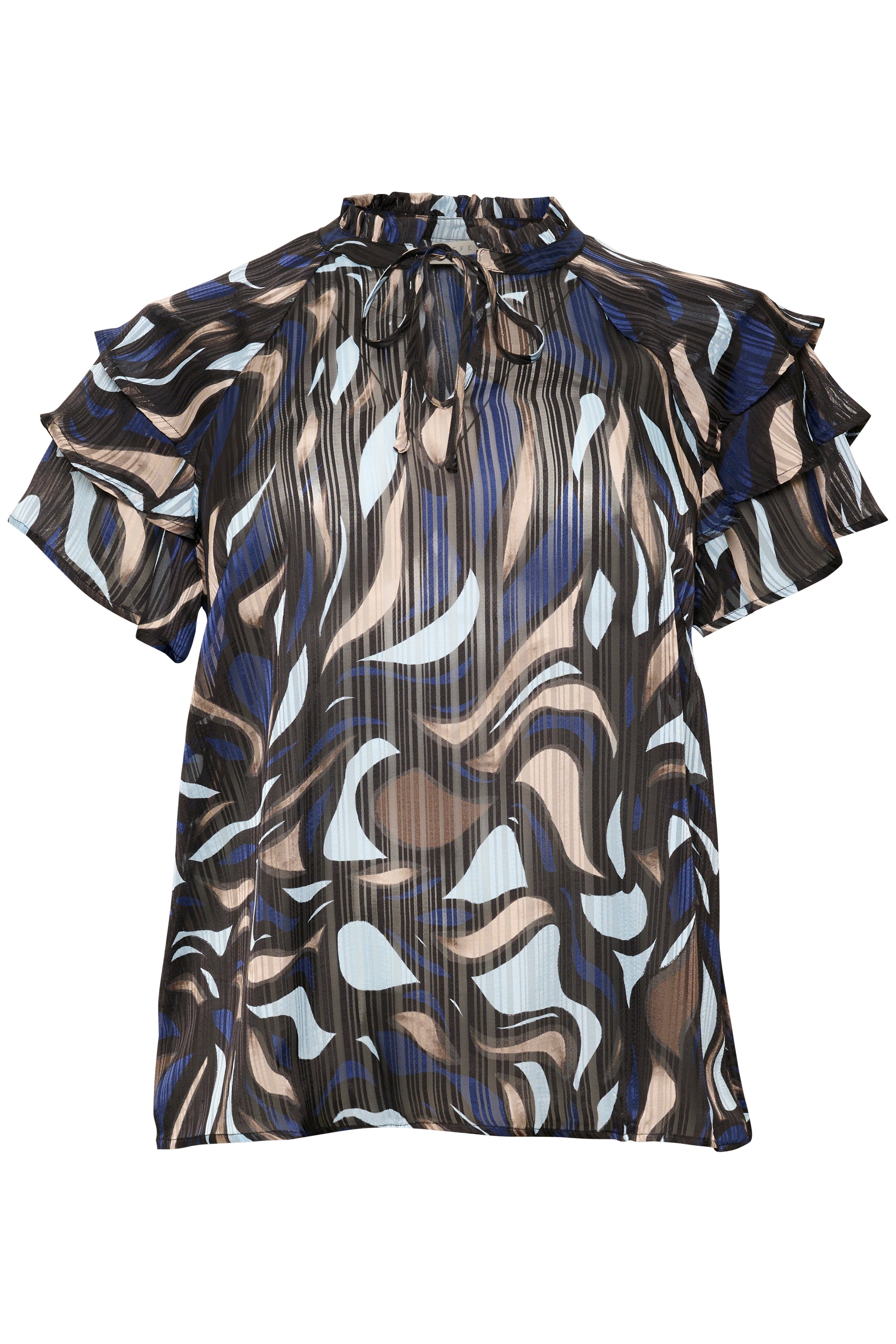 Kaffe Curve Marga Flounce Blouse